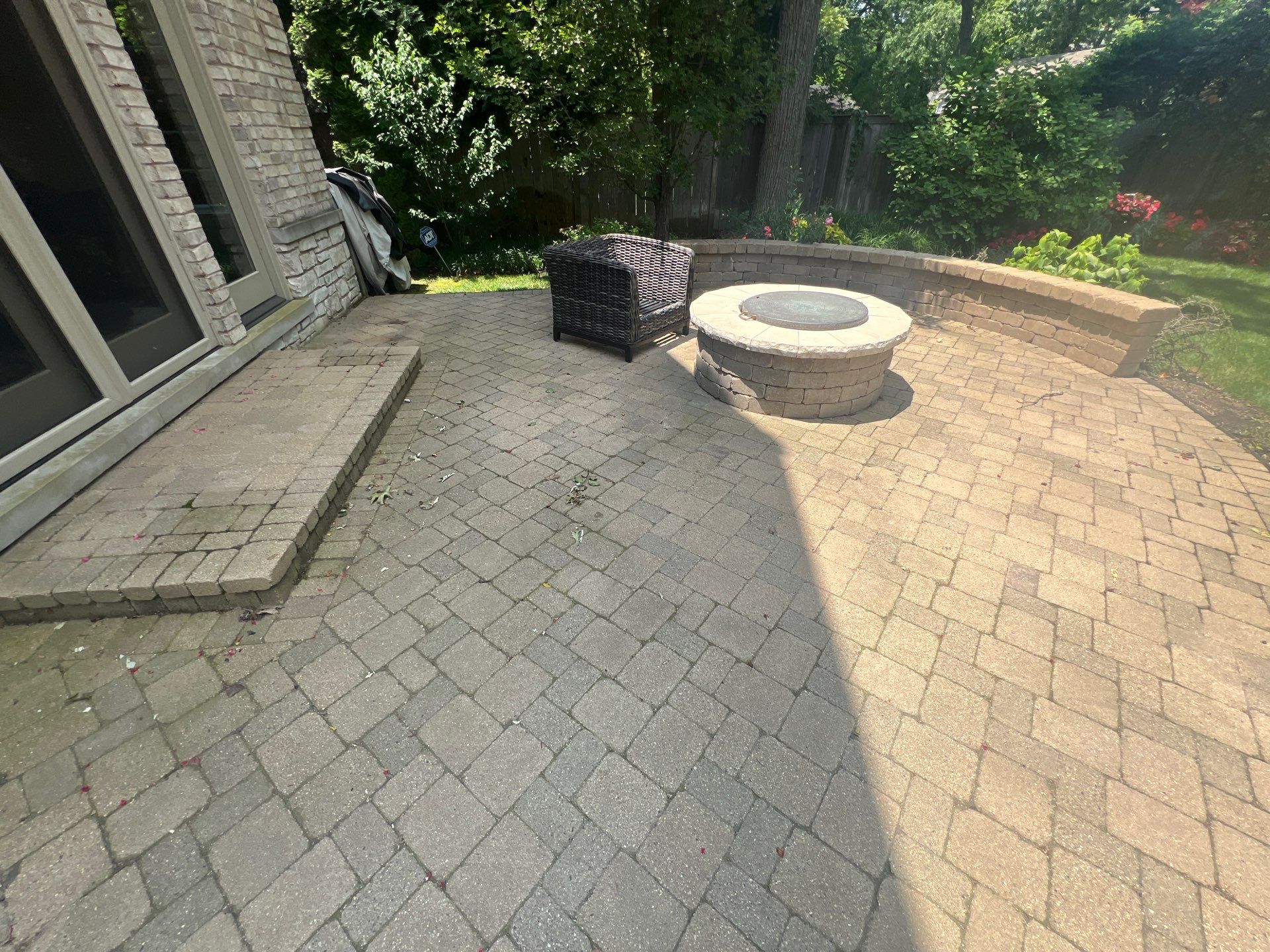 Brick paver clean, sand and seal.  using surebond SB-8700 by Northern Power Washing LLC.