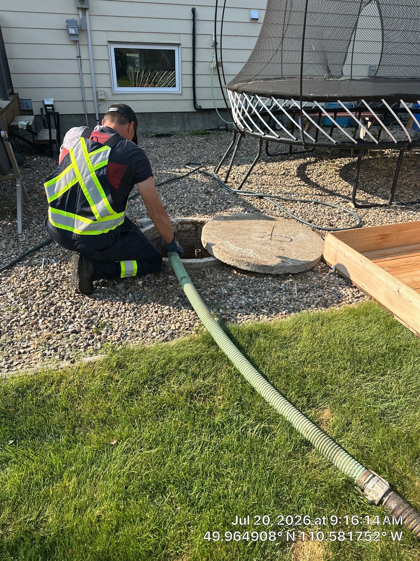 Septic System Pump Replacement and Sewer Line Root Removal in Dunmore by Septic Medic Inc.