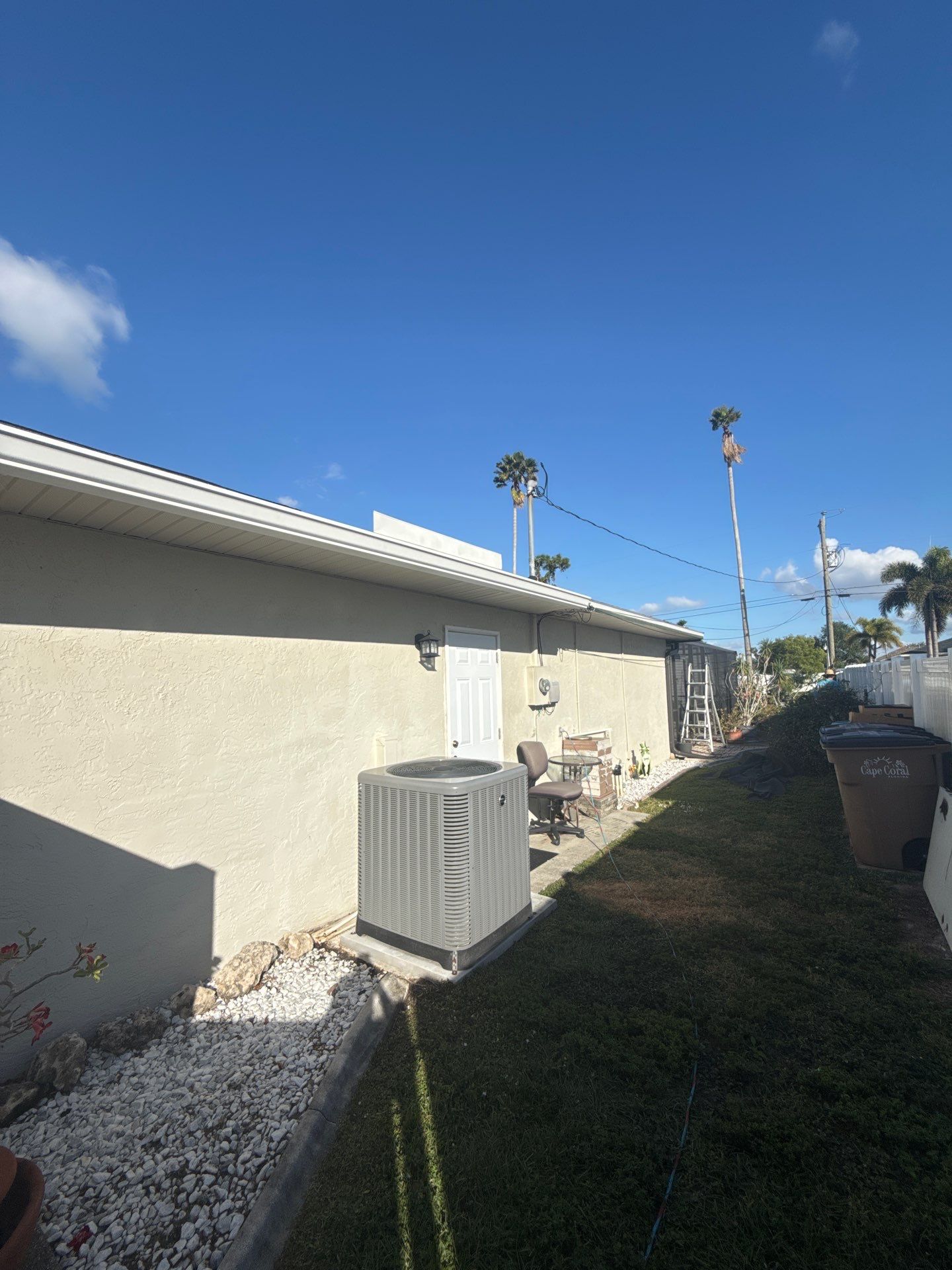 Splash Guard System Installation in Cape Coral FL by Gutter Professors
