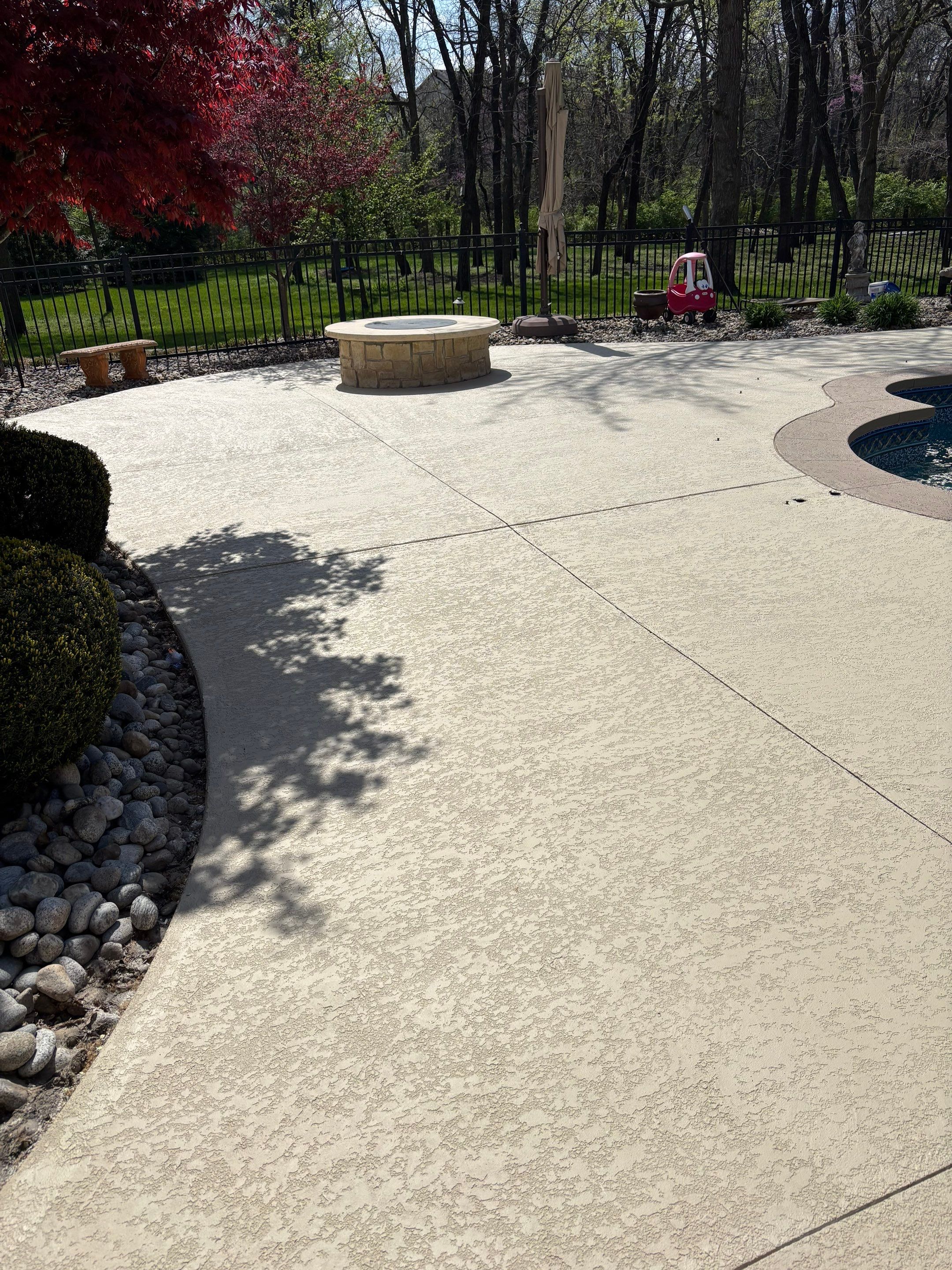 Pool Deck & Patio Resurface - Overland Park, KS by Big Red Decorative Concrete, LLC