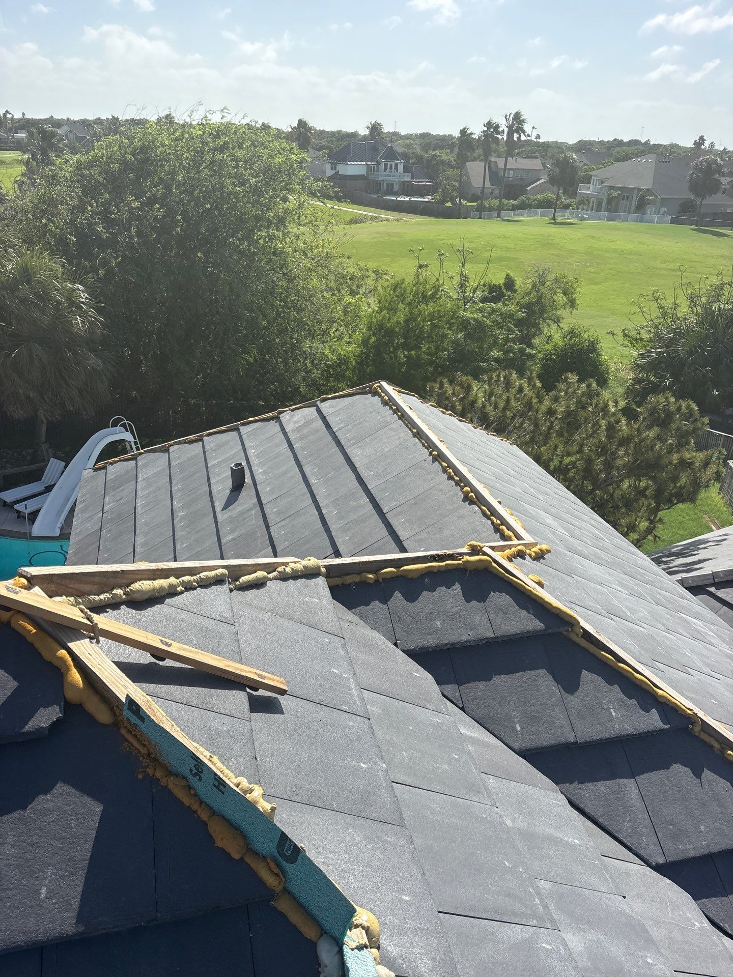 Golf-Proof Tile Roof by Bayfront Roofing and Construction