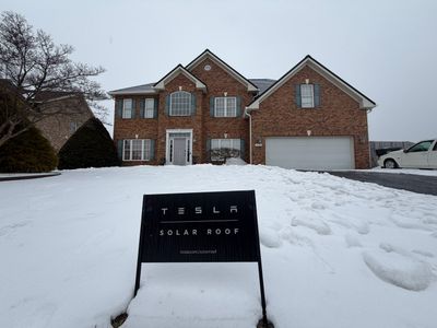 Winter Tesla Solar Roof Installation!
