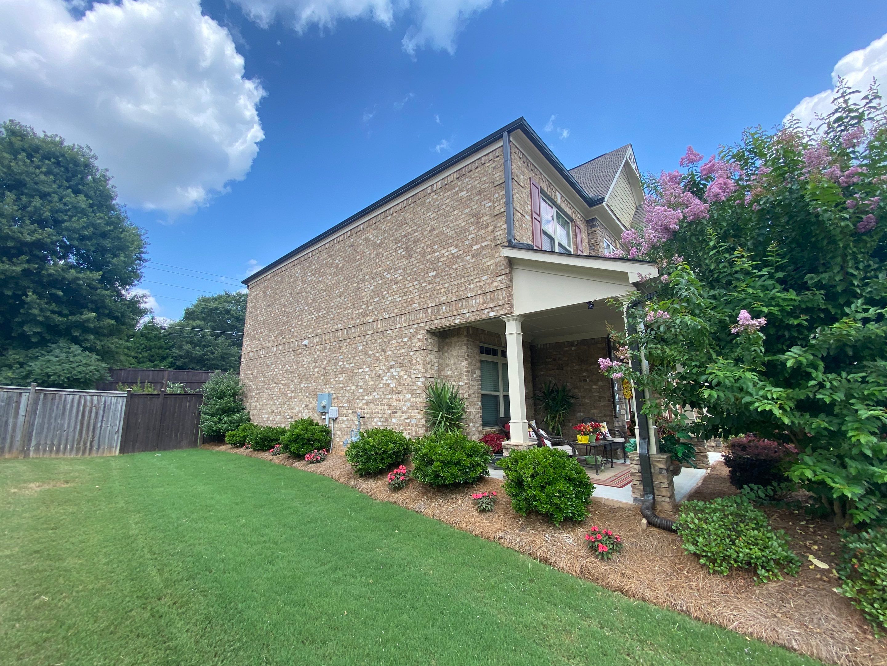 Full Exterior Painting for Brick and Siding Home in Cumming by Swift Home Renovations