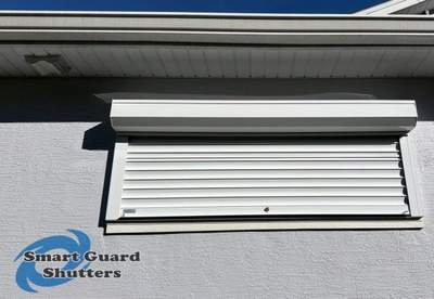 Rolling Shutters in White