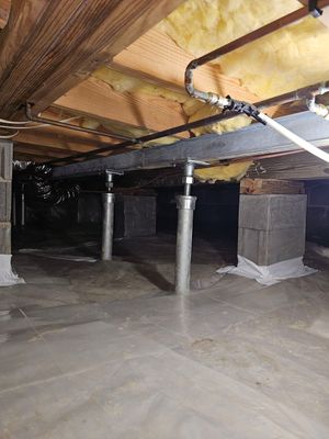 Project in Spring Grove by Patriot Crawl Space Repairs