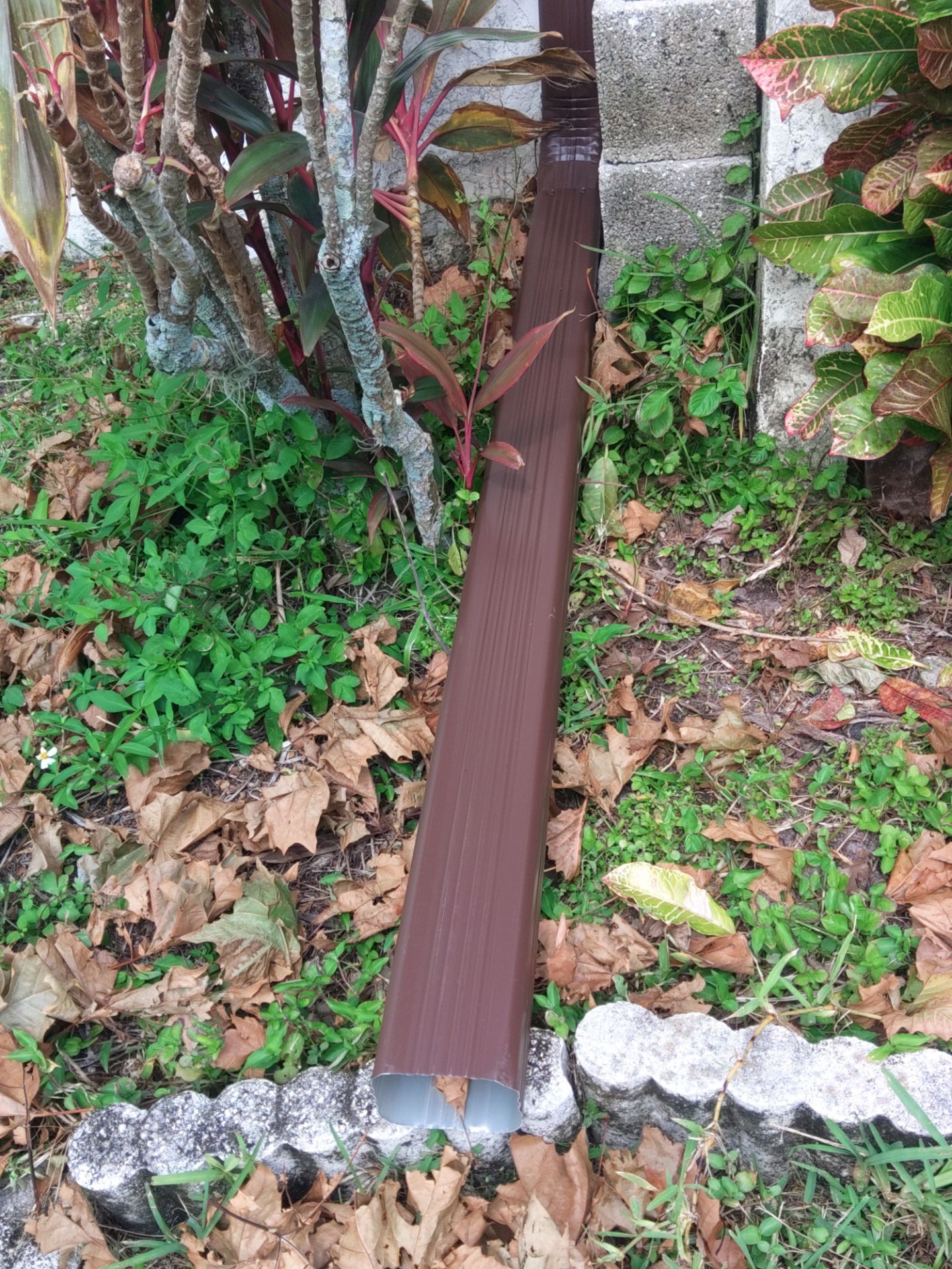 Brown Gutters in Cape Coral FL by Gutter Professors