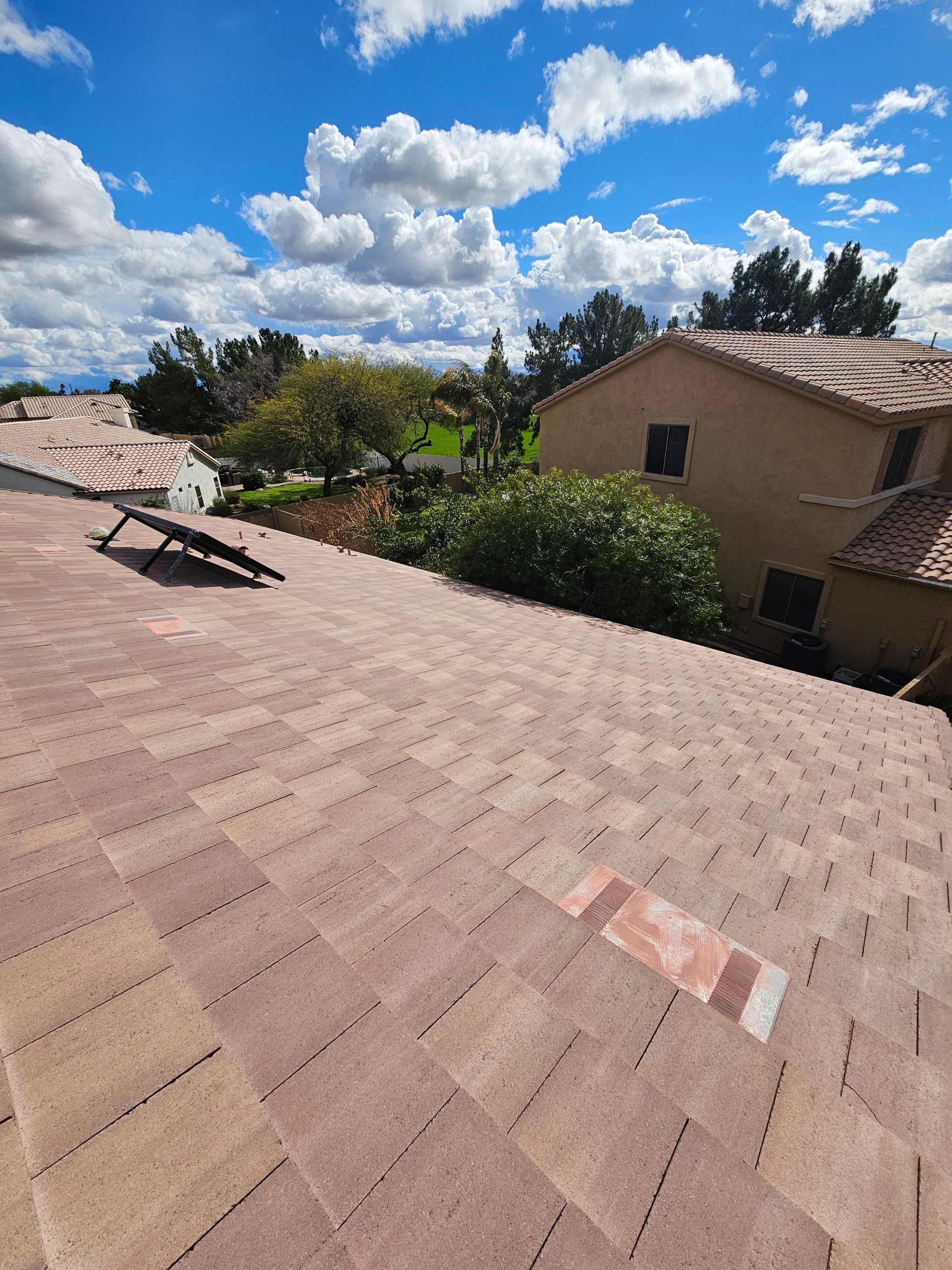 Santa Fe Blend Concrete Tile by Reimagine Roofing