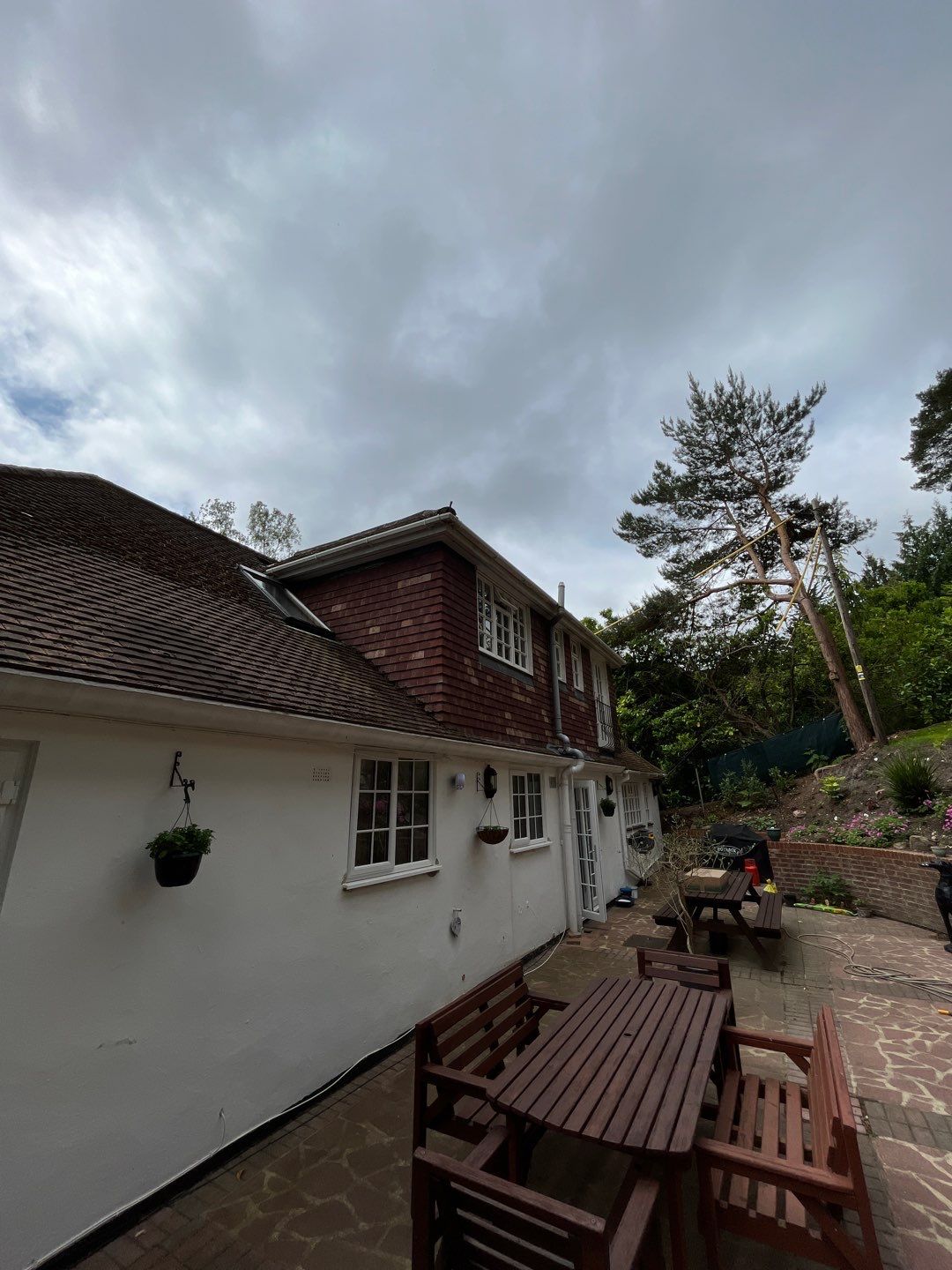 Roof Clean  - Moss Removal - Gutter Clean using Honda 15lpm Low Pressure Washing Machine by Ges Exterior Cleaning ltd