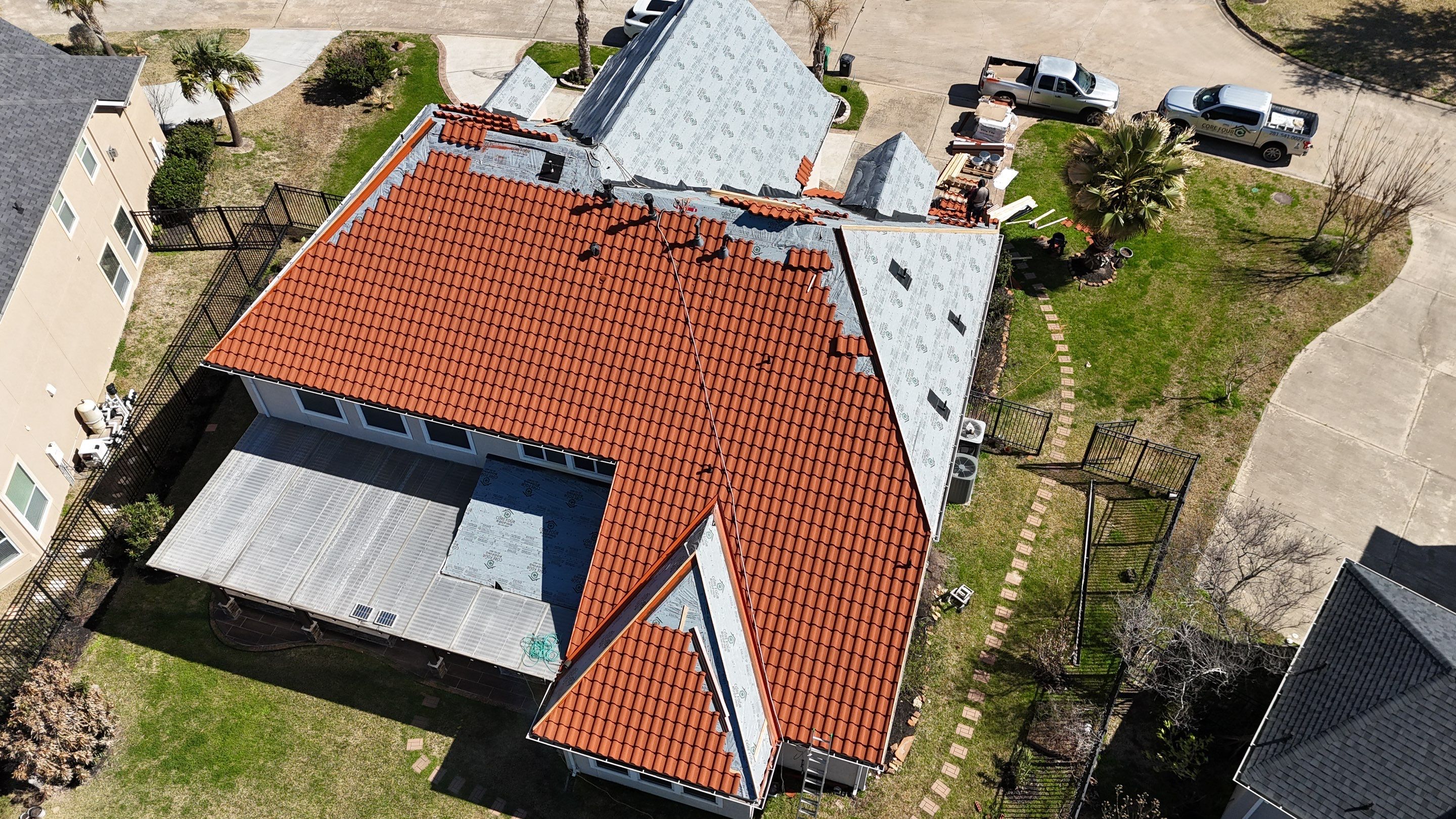 Stunning transformation using DECRA Villa Tile!  by Core Four Roofing