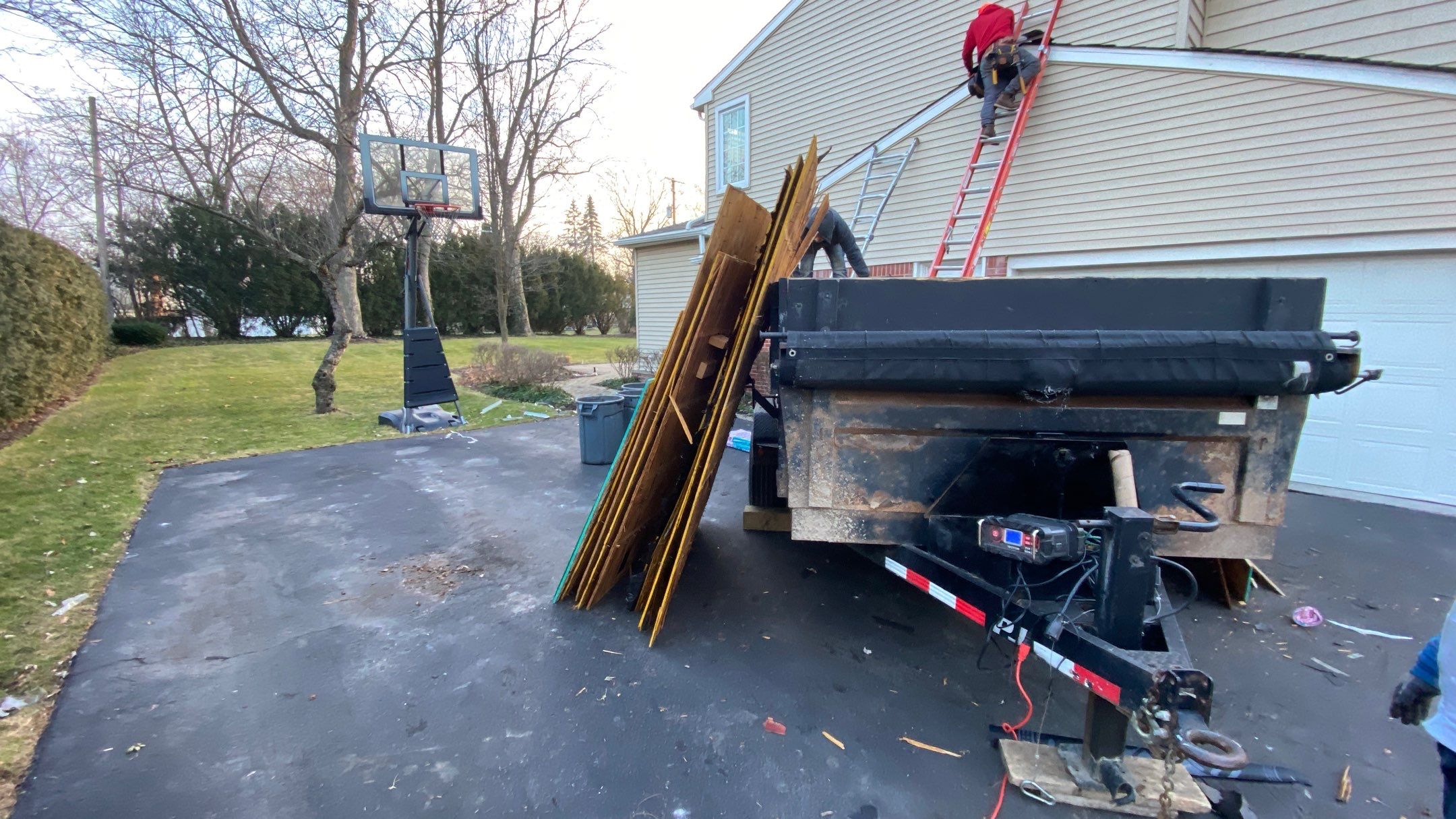 Residential Roofing Installation using Owens Corning Driftwood by 180 Contractors