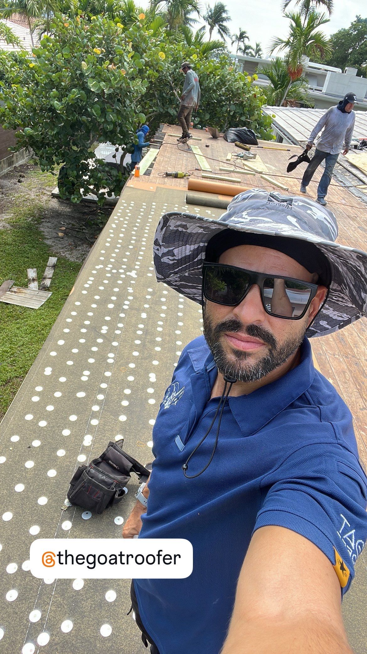 Residential Flat Roof Repair by The Goat Contractor ( Giampri Corp)