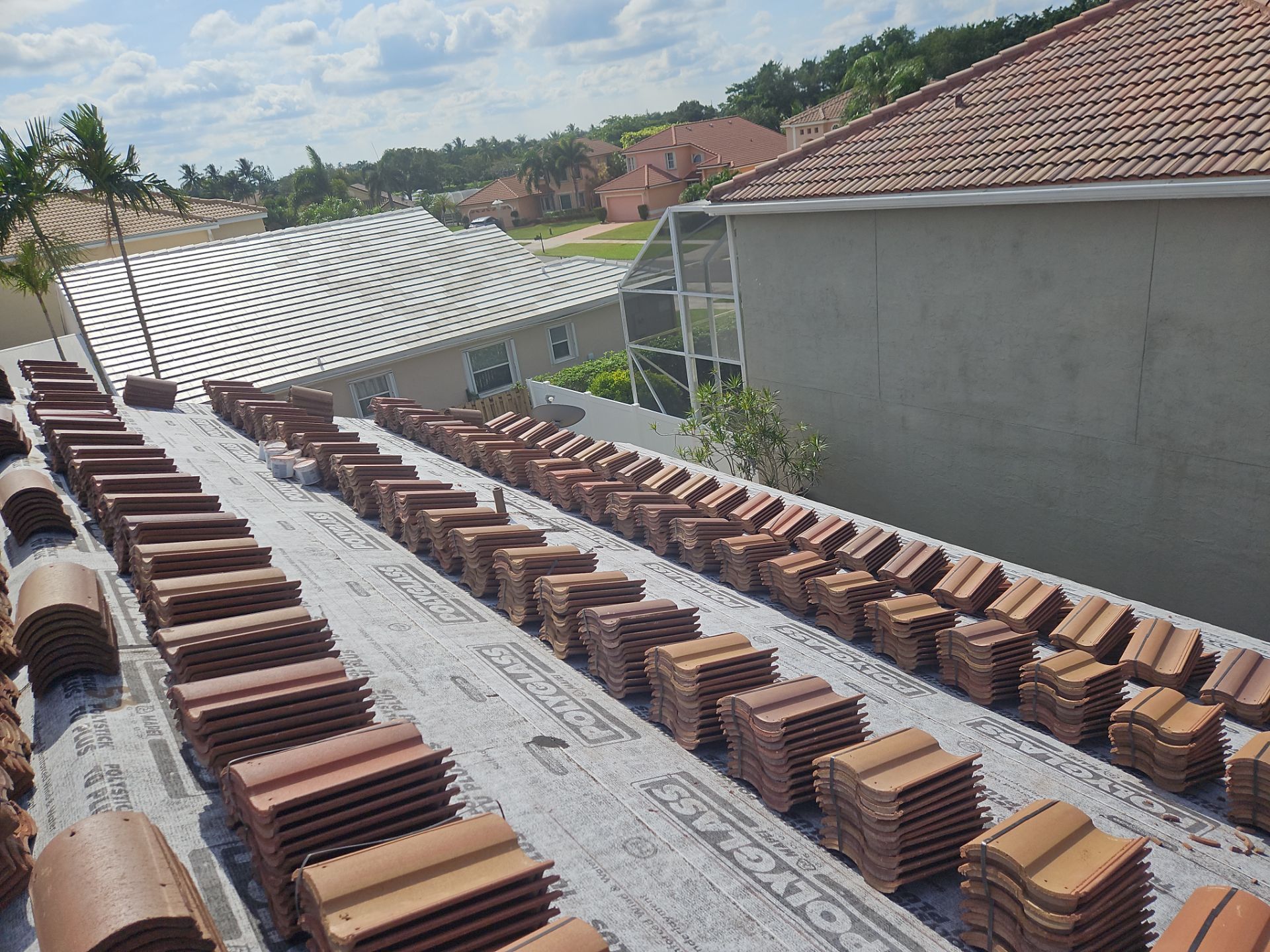 Residential Roofing Installation using Eagle Roofing Tile by BLUES BROTHERS ROOFING
