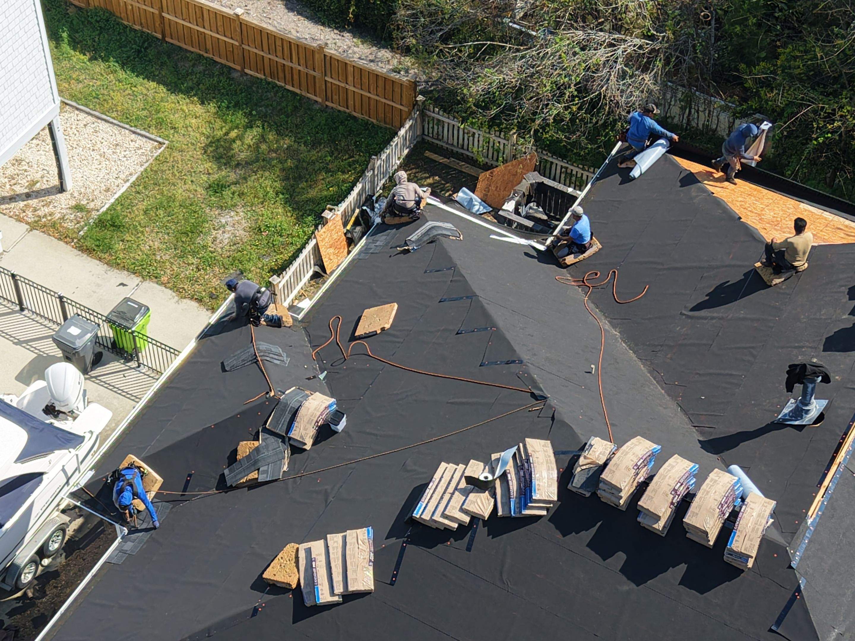 Roof Replacement (FORTIFIED Roof™ System) using CertainTeed Landmark Pro Shingles – Max Def Moire Black in Carolina Beach, NC by your trusted local roofing company near me by RGR Construction and Roofing, LLC