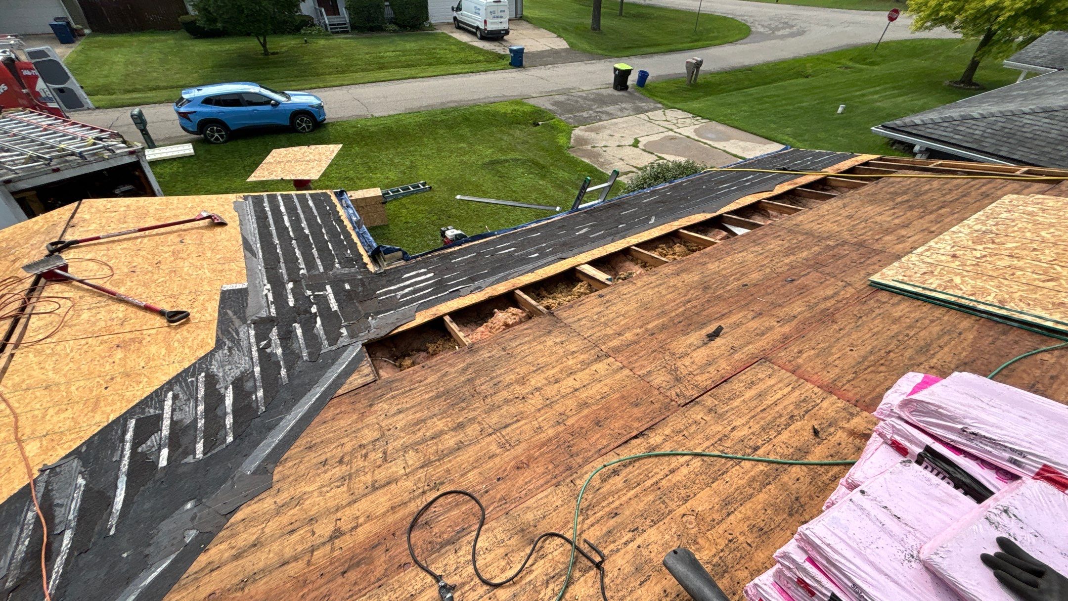 Roof Replacement using Owens Corning Slatestone Gray by 180 Contractors