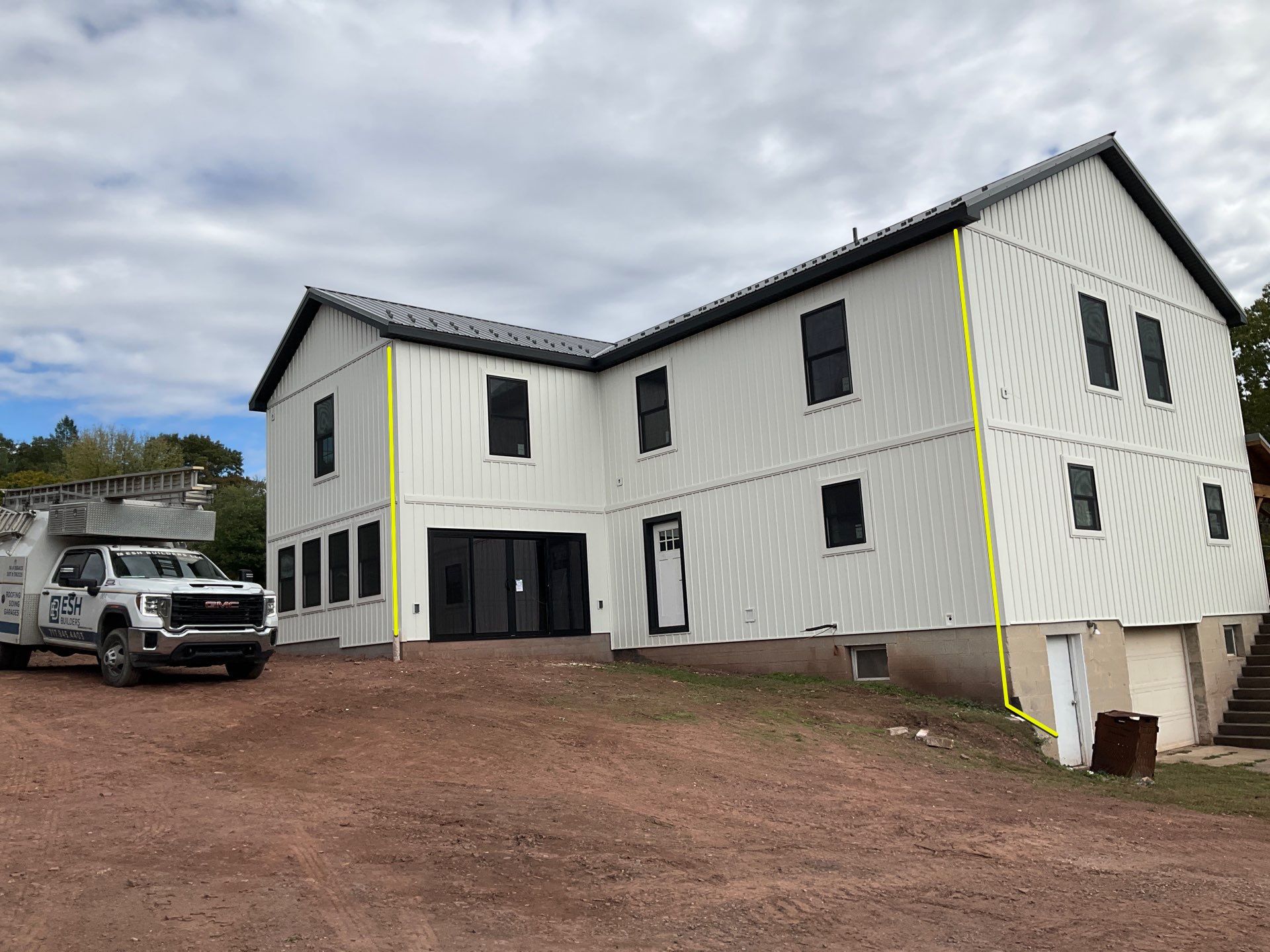 Two-Story Residential Addition and Exterior Transformation by Esh Builders