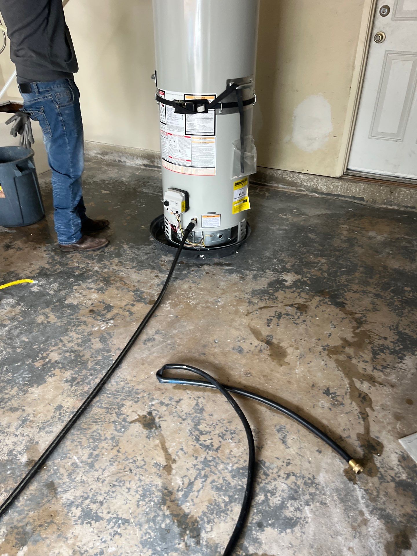 Installed New Piping for Water Heater. by Us Plumbing