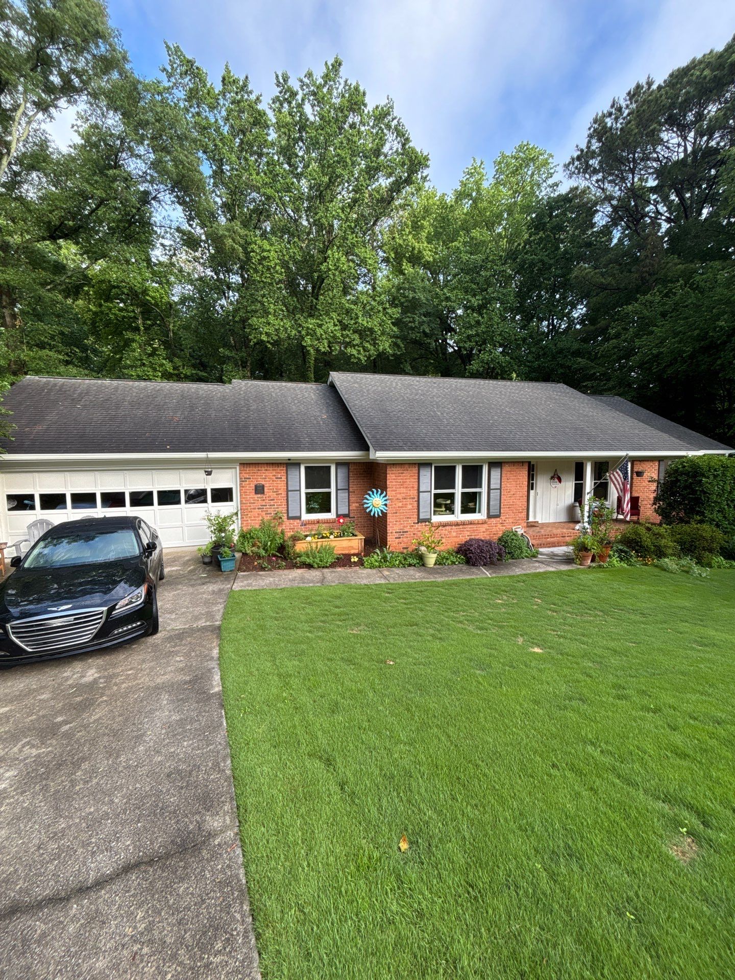 Gable Siding and Rotten Wood Replacements in Atlanta, GA with New Door and Window Installs by Nelson Exteriors 