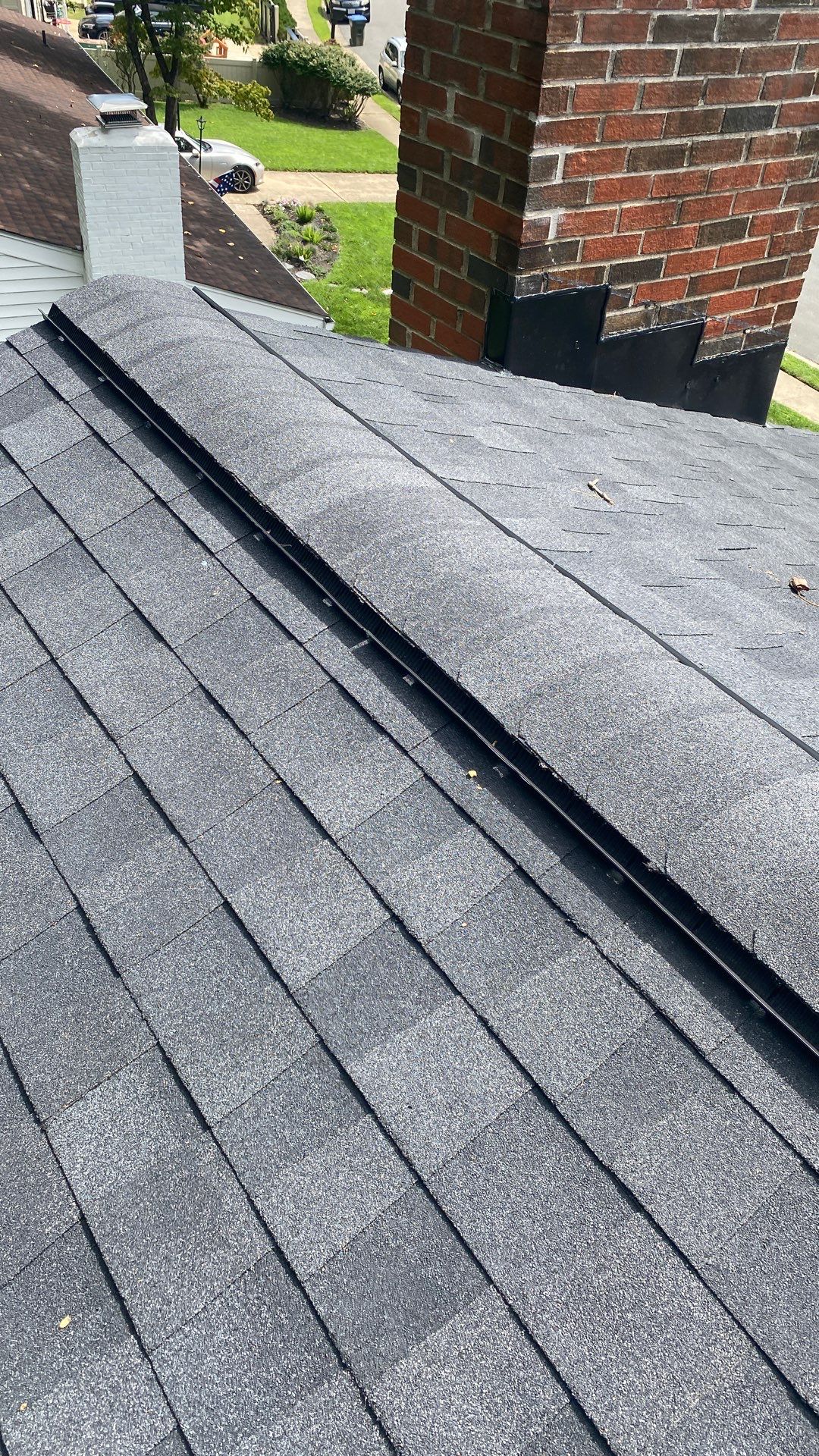 Burke: Residential Roof Installation with CertainTeed Landmark Pro Designer Shingles in Max Def Charcoal Black by RM Banning, Inc.