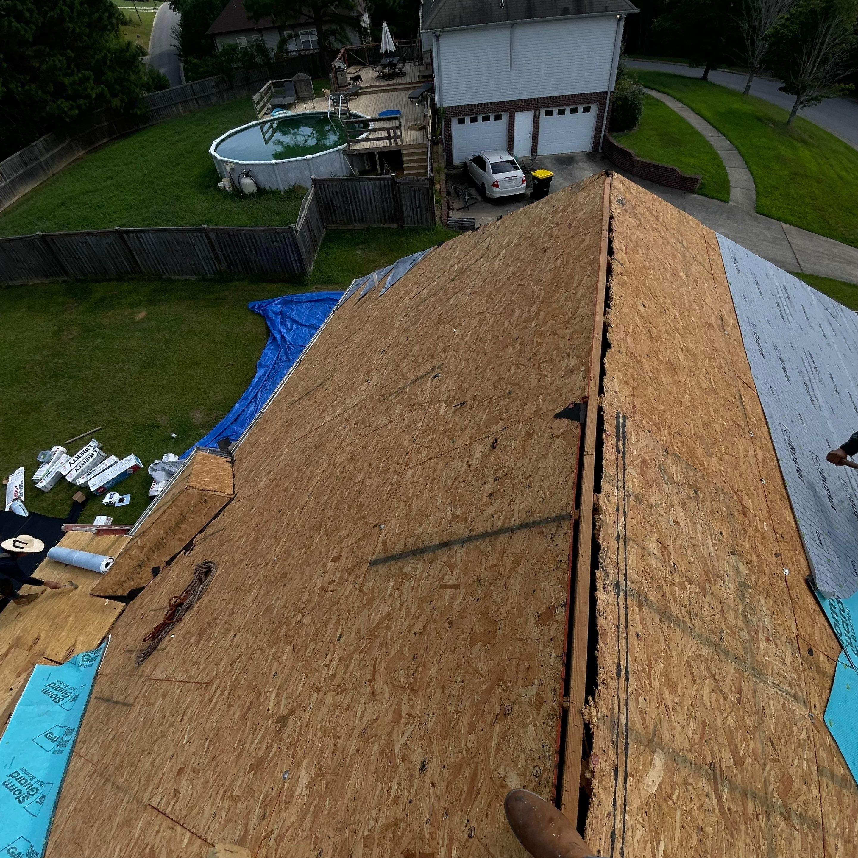 Residential Roofing Installation using Architectural Shingles by The Roofing Dudes