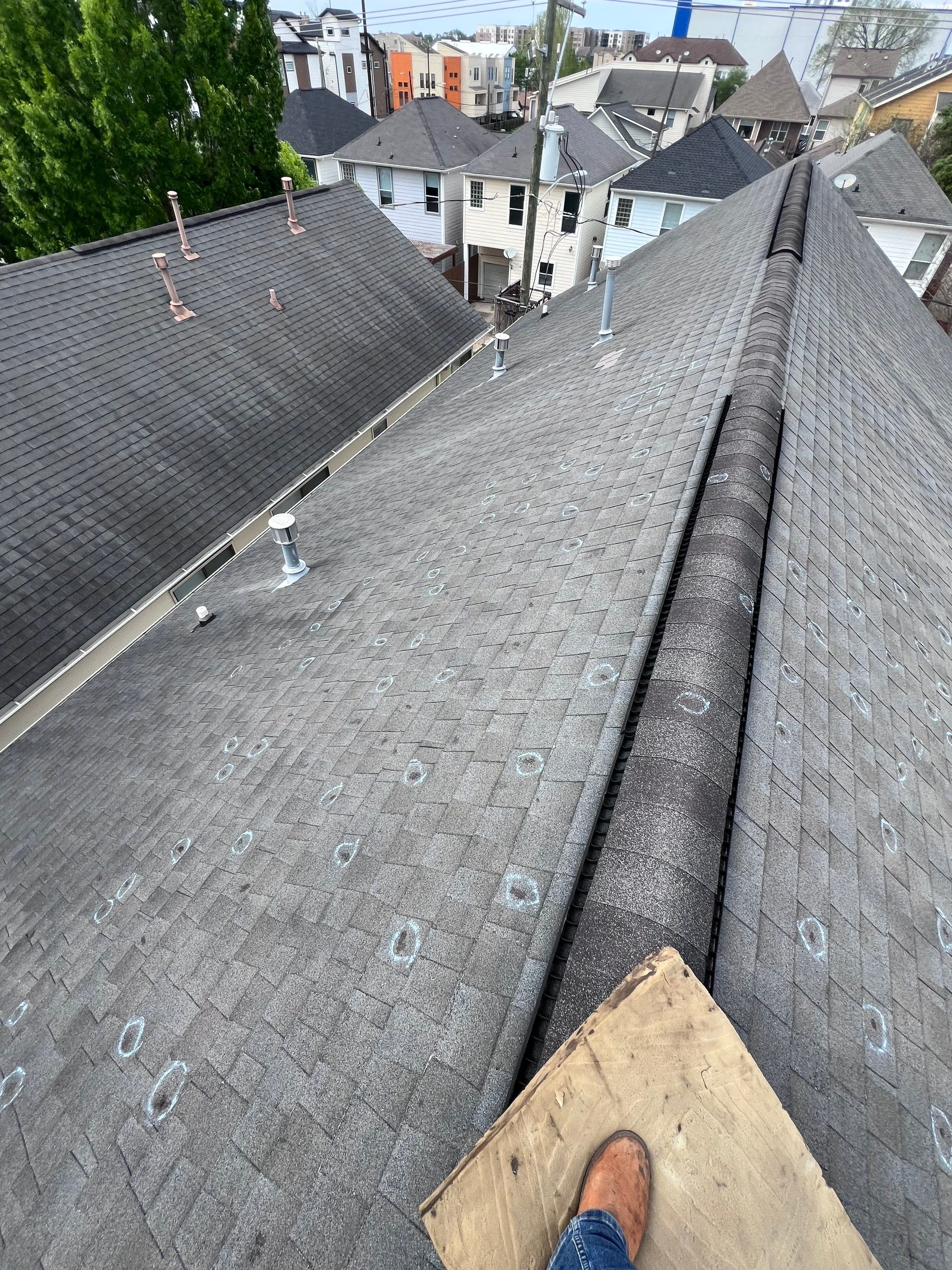 Residential Roofing Repair using Owen's Corning Duration (Lifetime) Shingles by Roof Repair Company