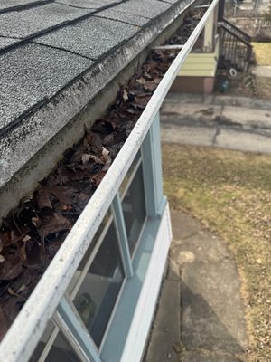 Turtle Shell gutter protection installation in Aurora, IL 60505, photograph 2