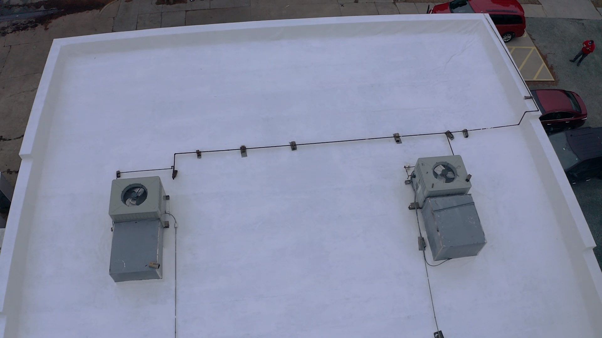 Commercial Roof Restored by Just In Time Roofing and Restoration
