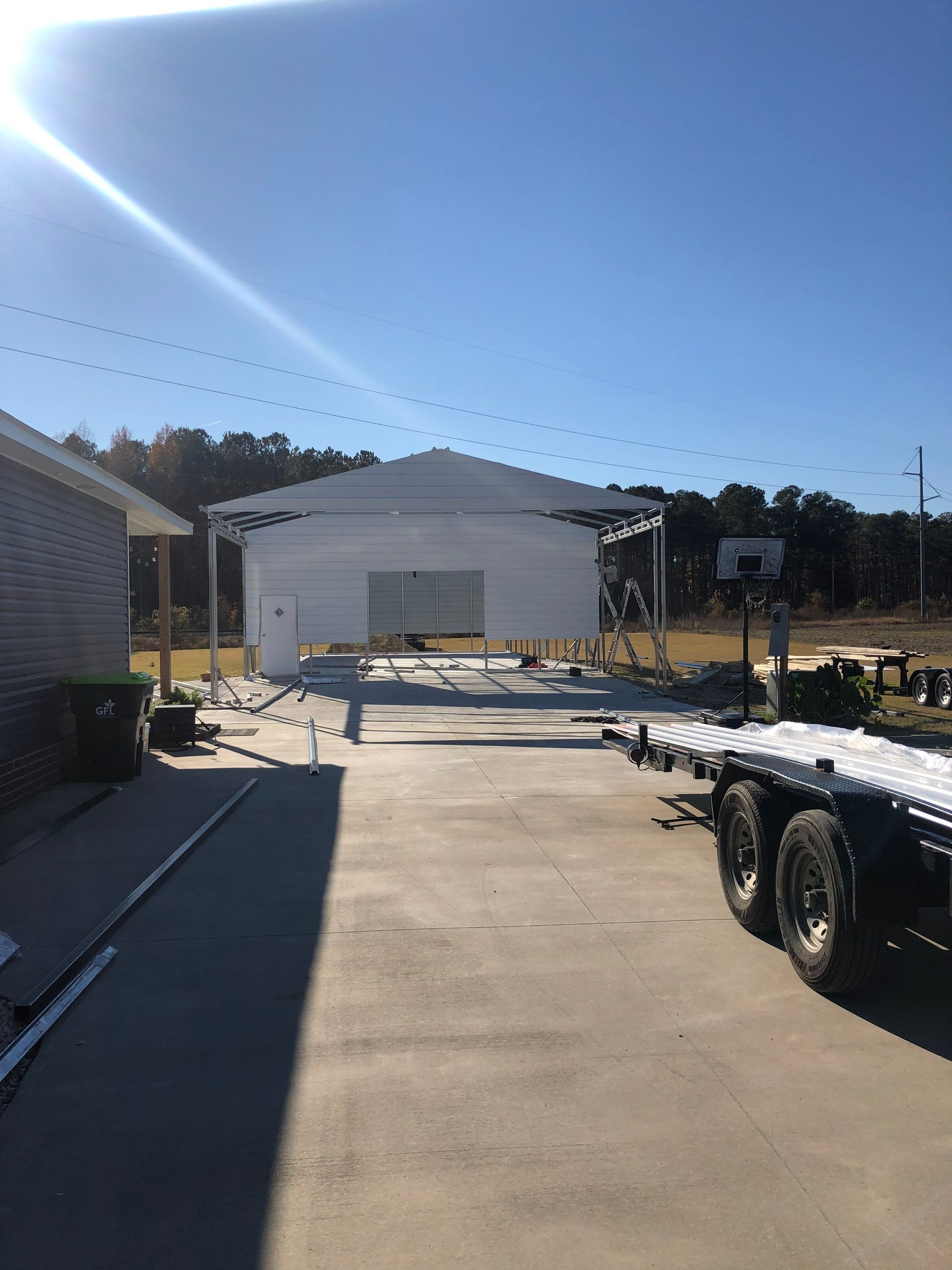 Pre-Engineered Metal Building – Turnkey Construction (40’ x 60’) by S.W. Contracting & Consulting