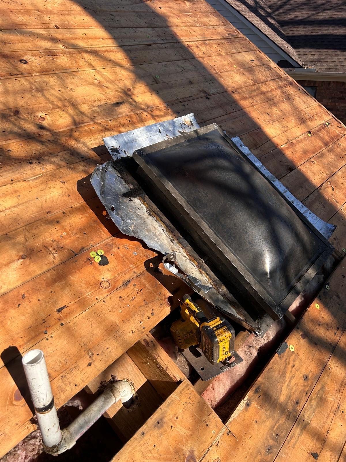 Asphalt Shingle Roof Replacement and Decking Repair in Bartlett by Revival Roofing Services