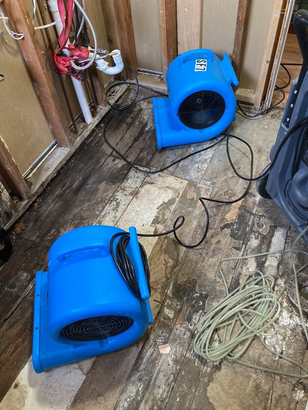 Water Damage in Bathroom by Accountable Home Services