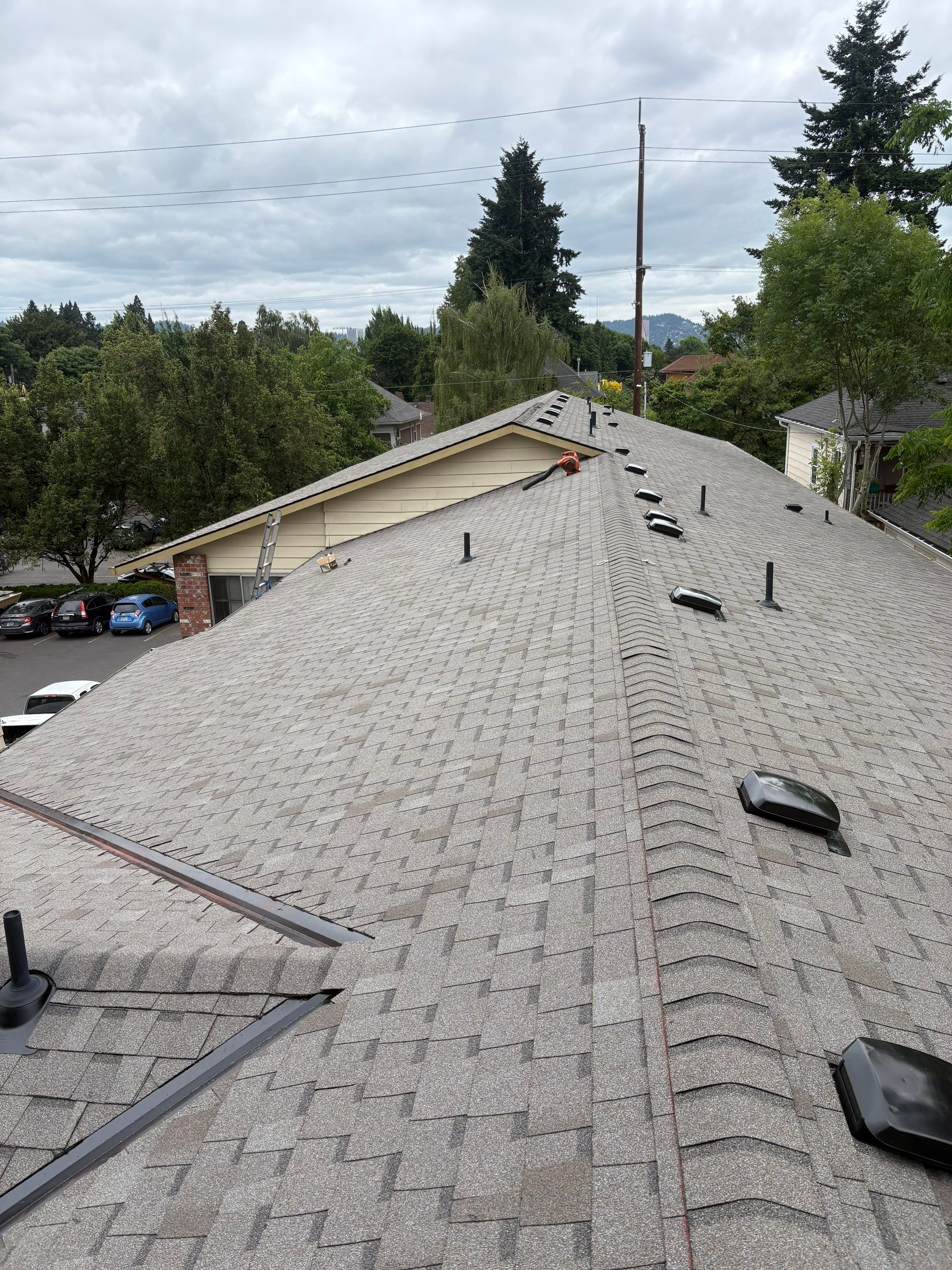 Commercial Roofing Installation using Asphalt Shingles by Vitan Construction LLC 