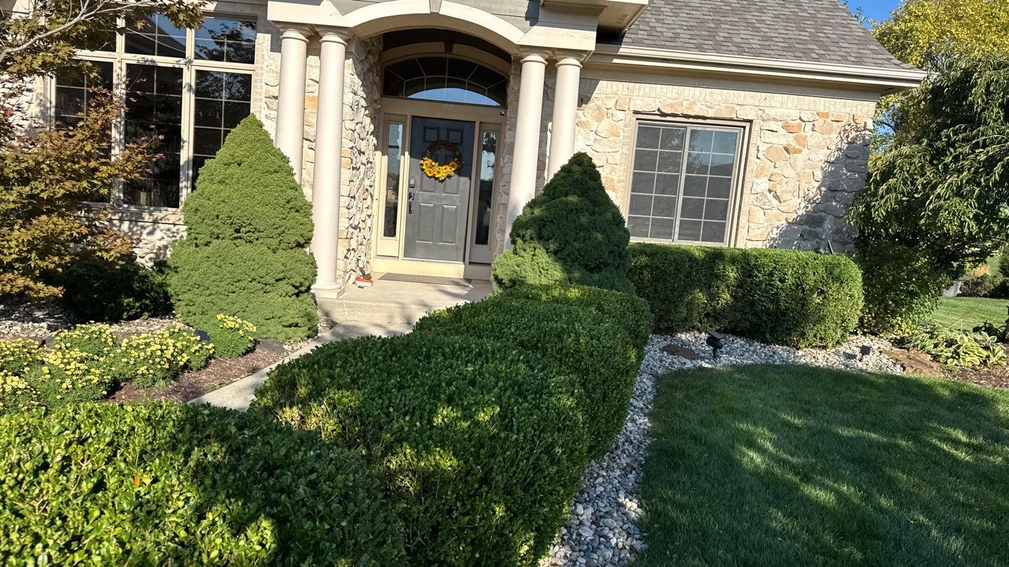 Project in Fort Wayne by Carrs lawn and landscape