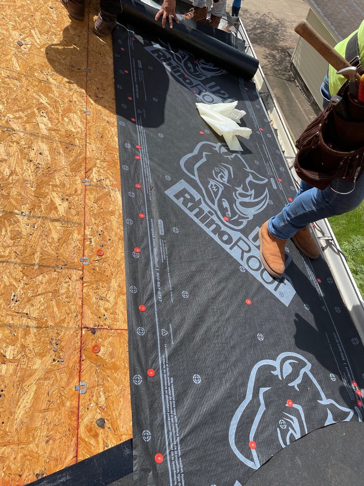 Residential Roofing Installation using Owen's Corning Duration (Lifetime) Shingles by Roof Repair Company