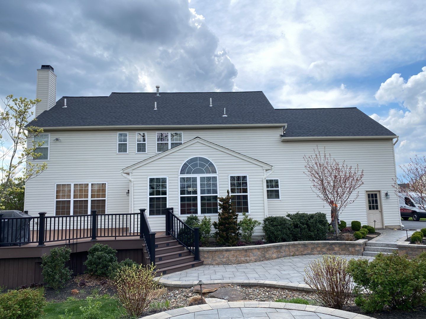 Roofing Installation using CertainTeed Landmark - Moire Black by Storm Guard of Ches-Mont PA