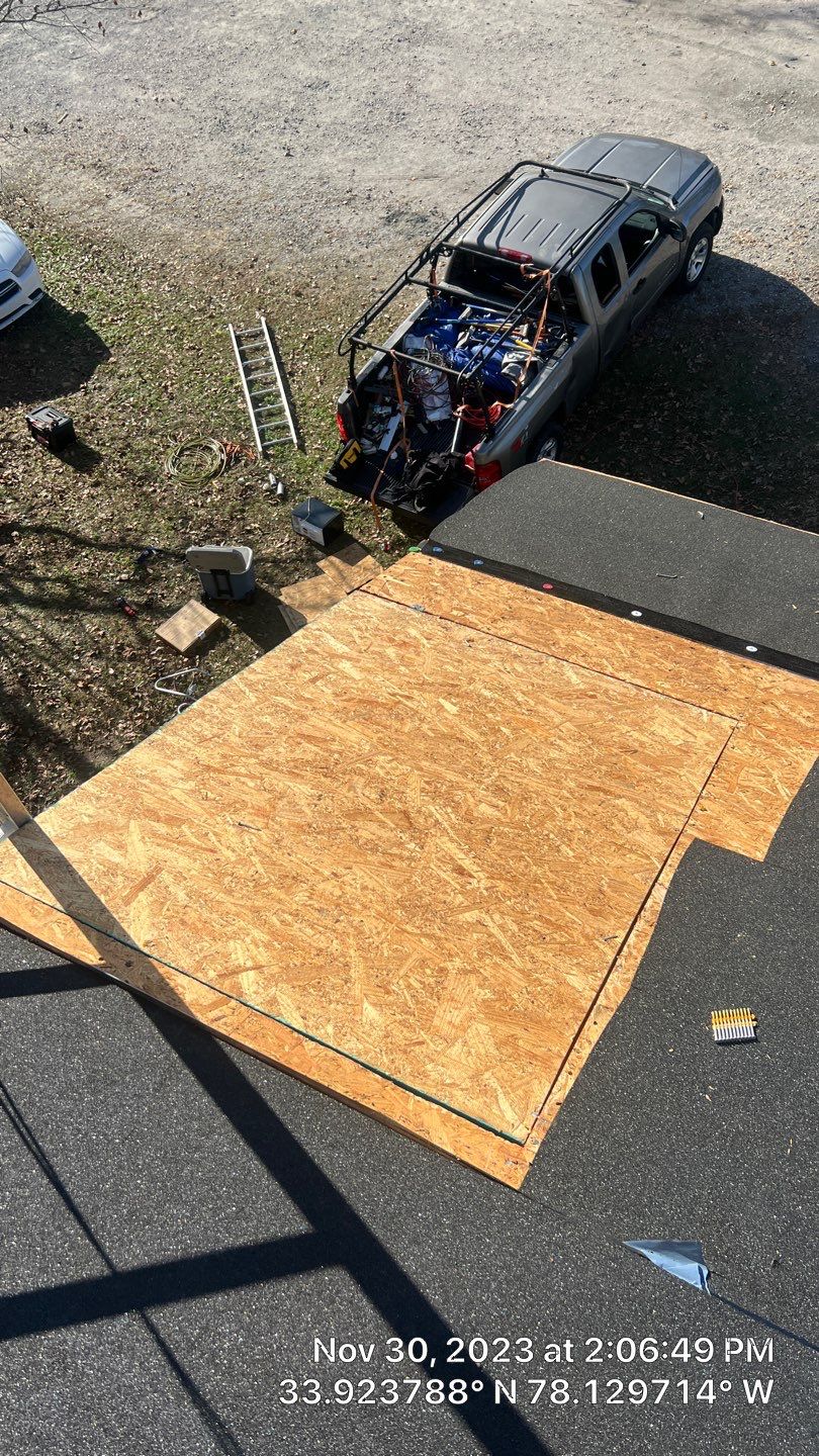 FORTIFIED Roof Replacement in Oak Island, NC Using CertainTeed Landmark Hunter Green by RGR Construction and Roofing, LLC
