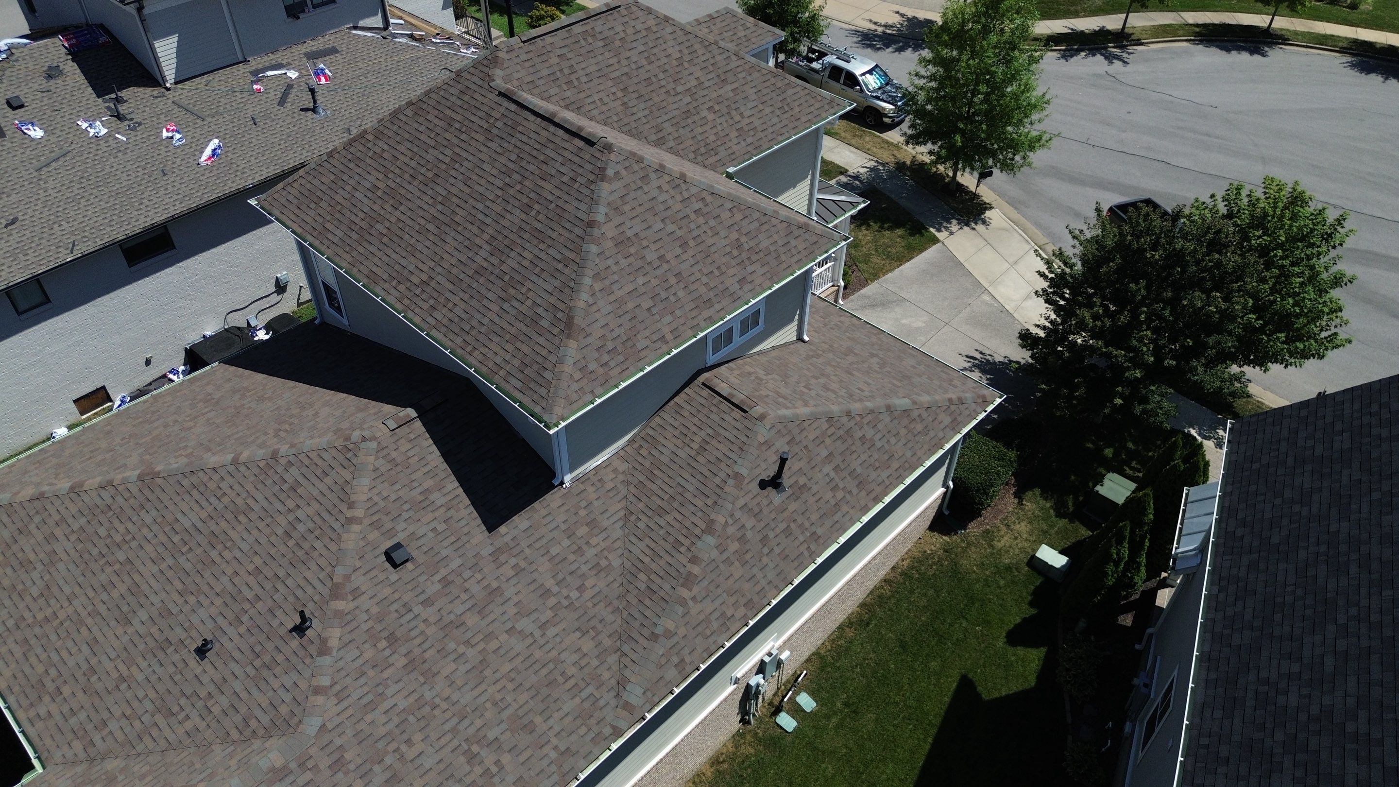 Architectural Shingle and Metal Roof Replacement in Franklin by Shinglesmiths Roofing