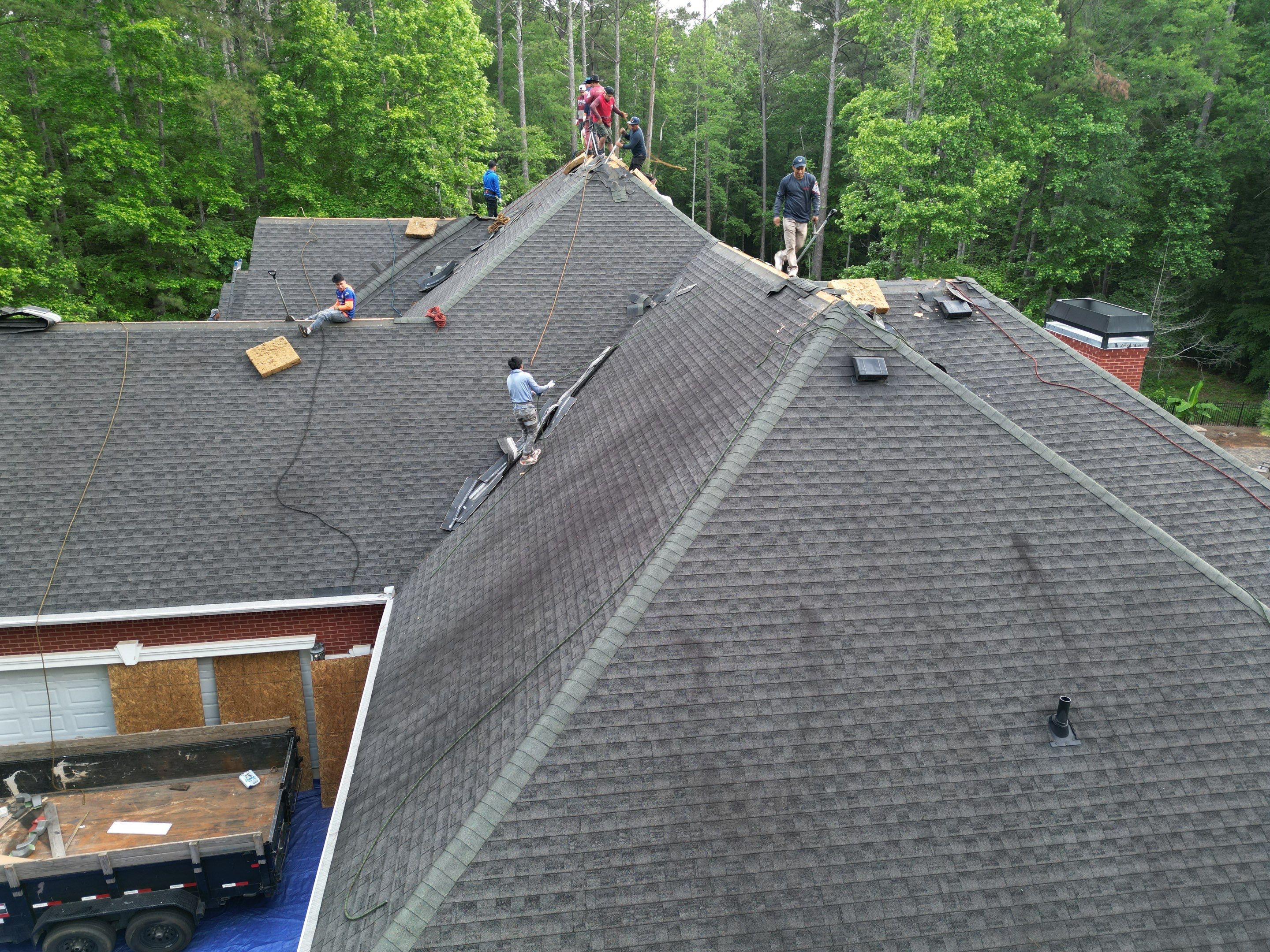 Roof replacement by Deerfield Roofing LLC