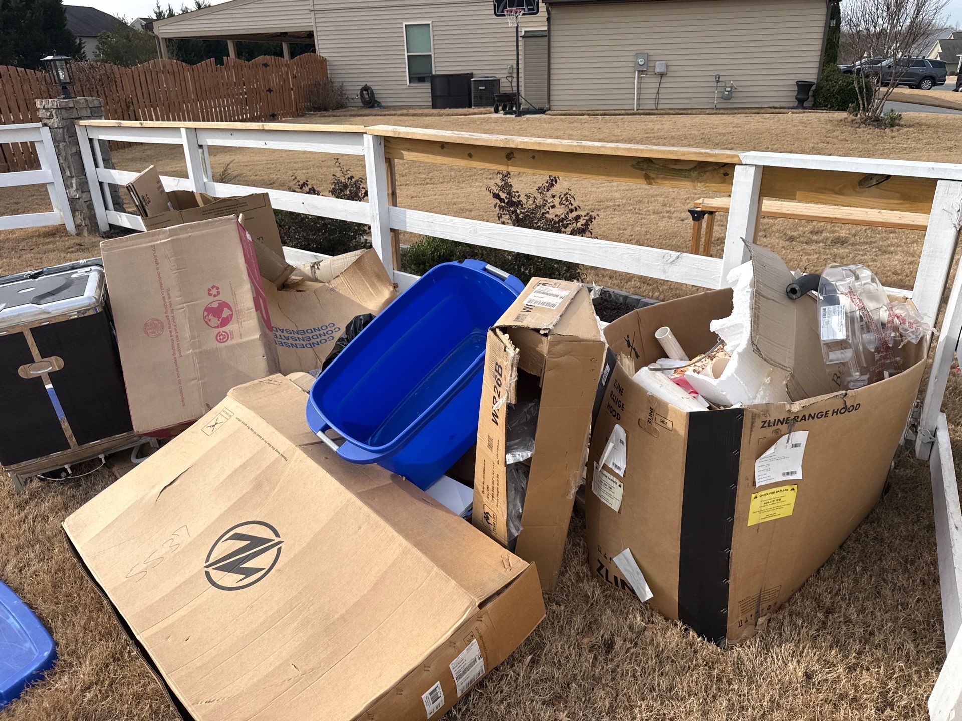 Project in Waxhaw by Badger Hauling