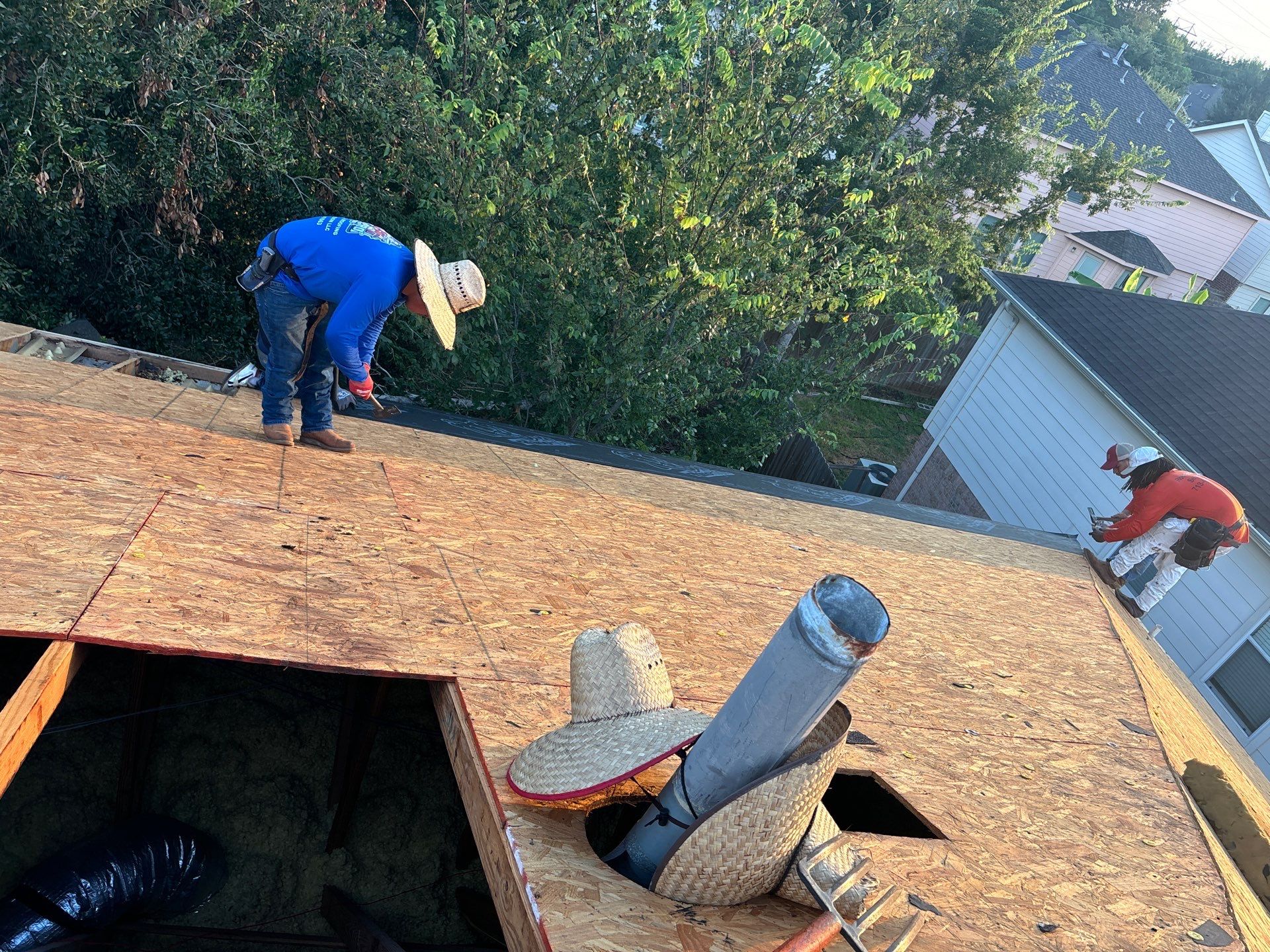 Residential Roofing Installation using Owen's Corning Duration (Lifetime) Shingles by Roof Repair Company