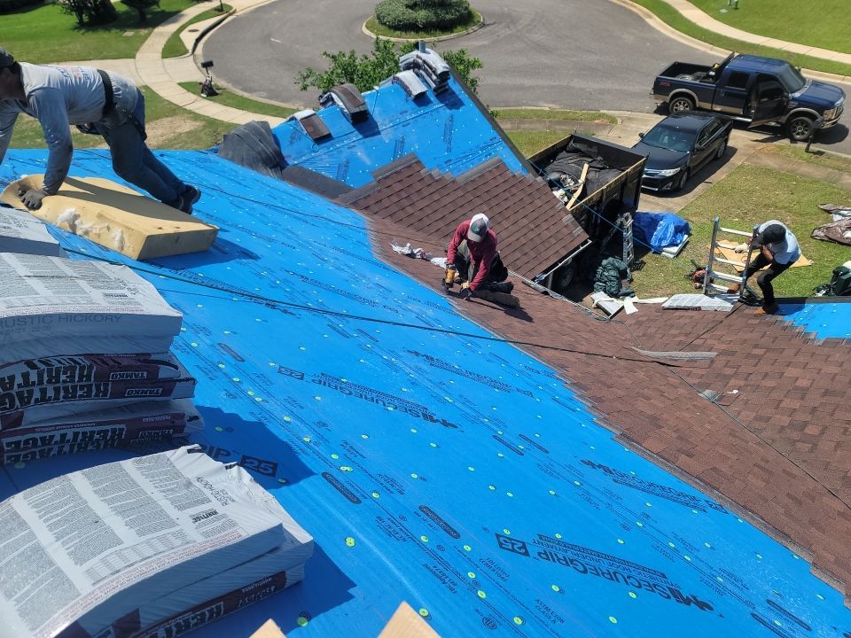 Residential Roofing Installation using Roof Replacement by American Roofing & Construction LLC