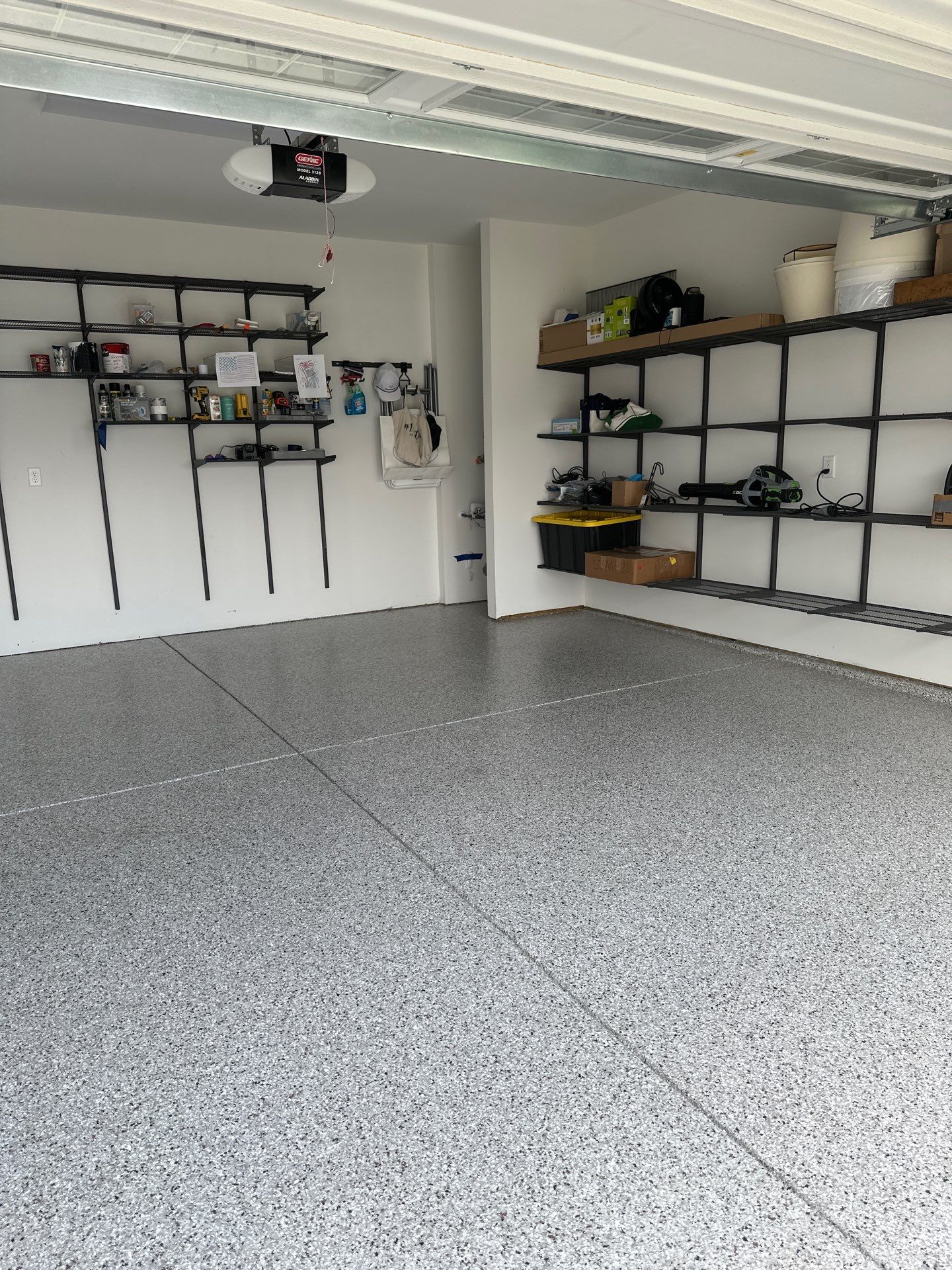 Garage Floor Coating using Coyote by My Garage Floor Guys