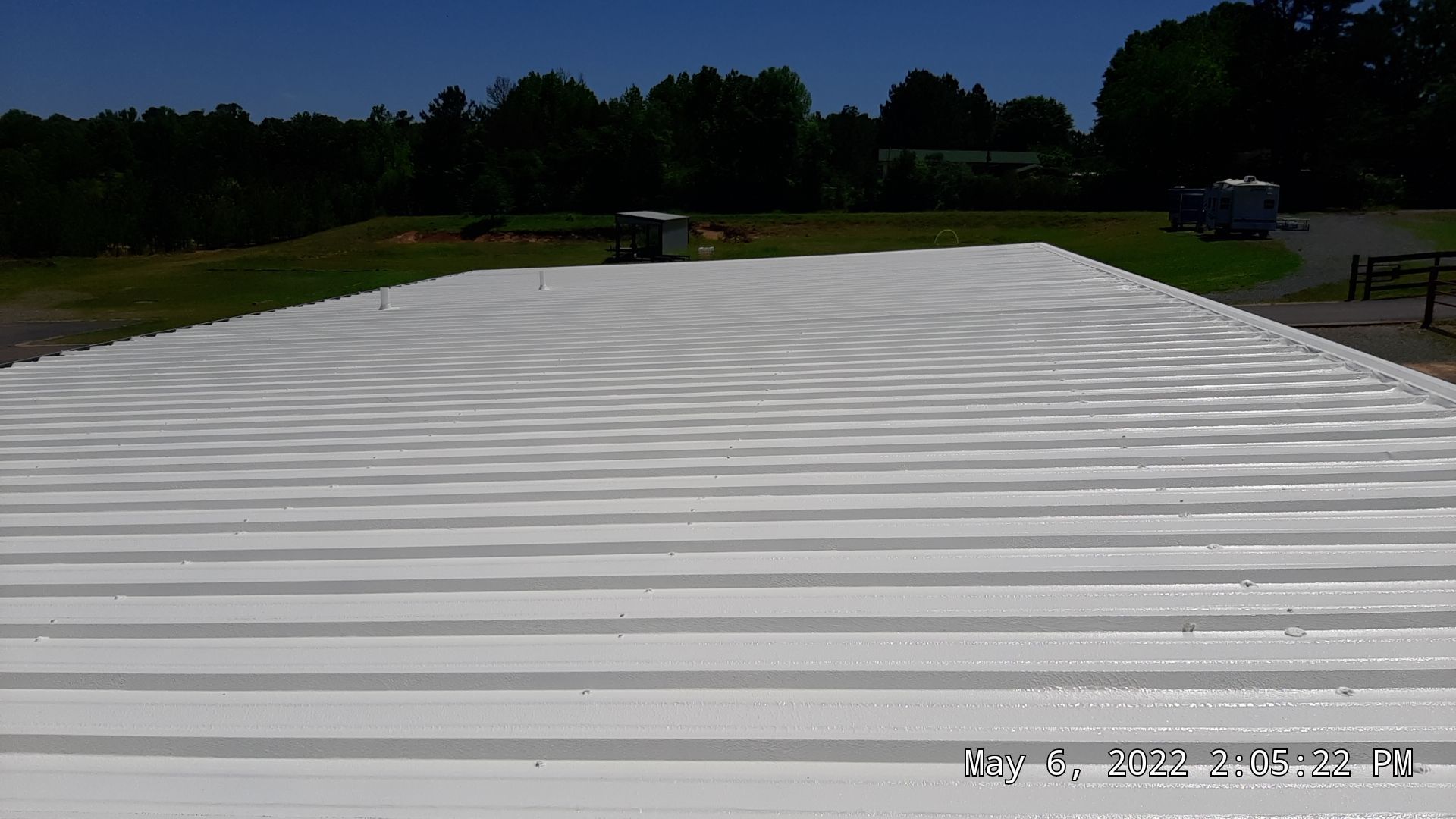 Commercial Metal Restoration System using Aldocoat Coatings by Hostetler Roofing