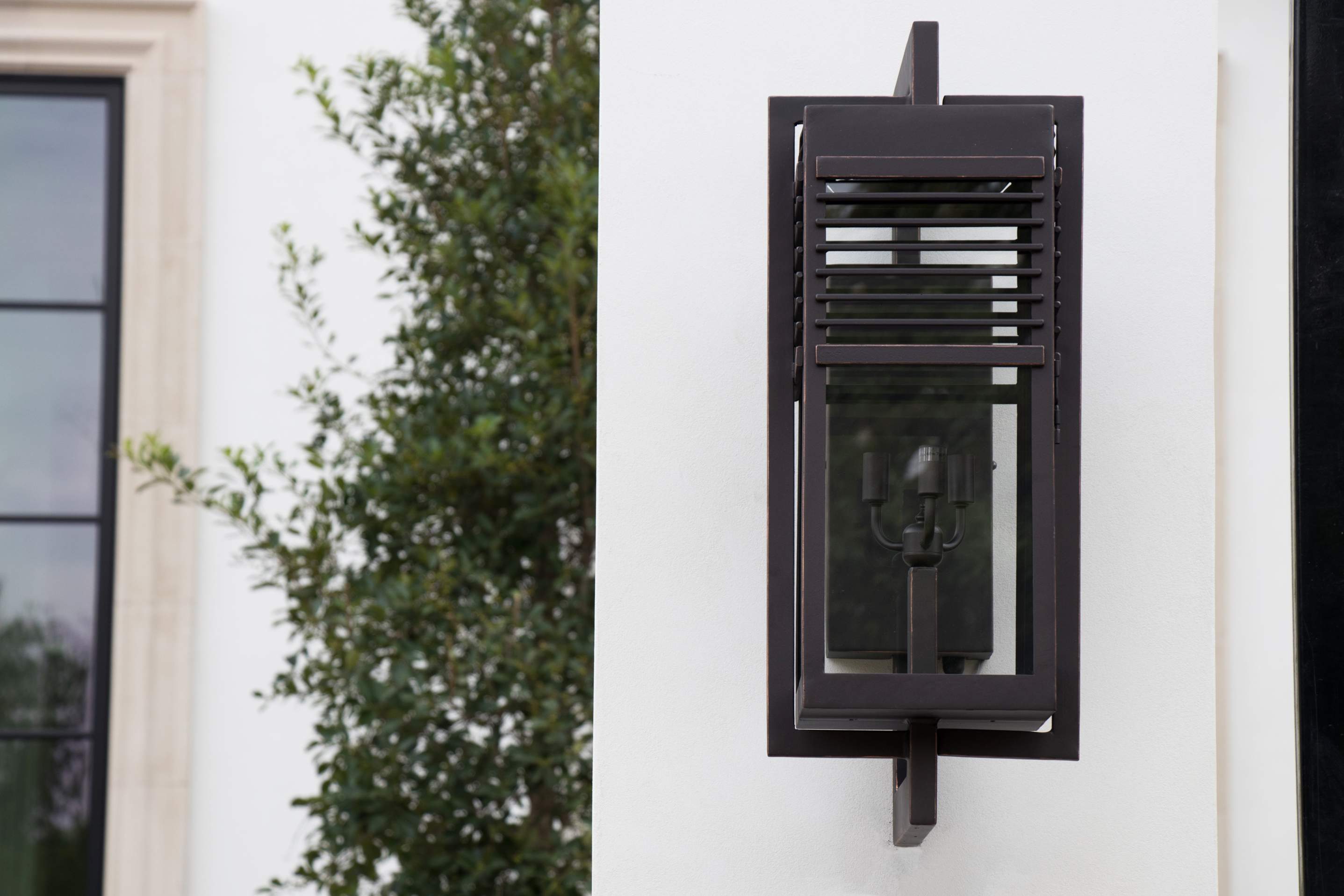 Architectural Outdoor Lighting and Custom Decorative Lantern Installation by Solara Custom Living