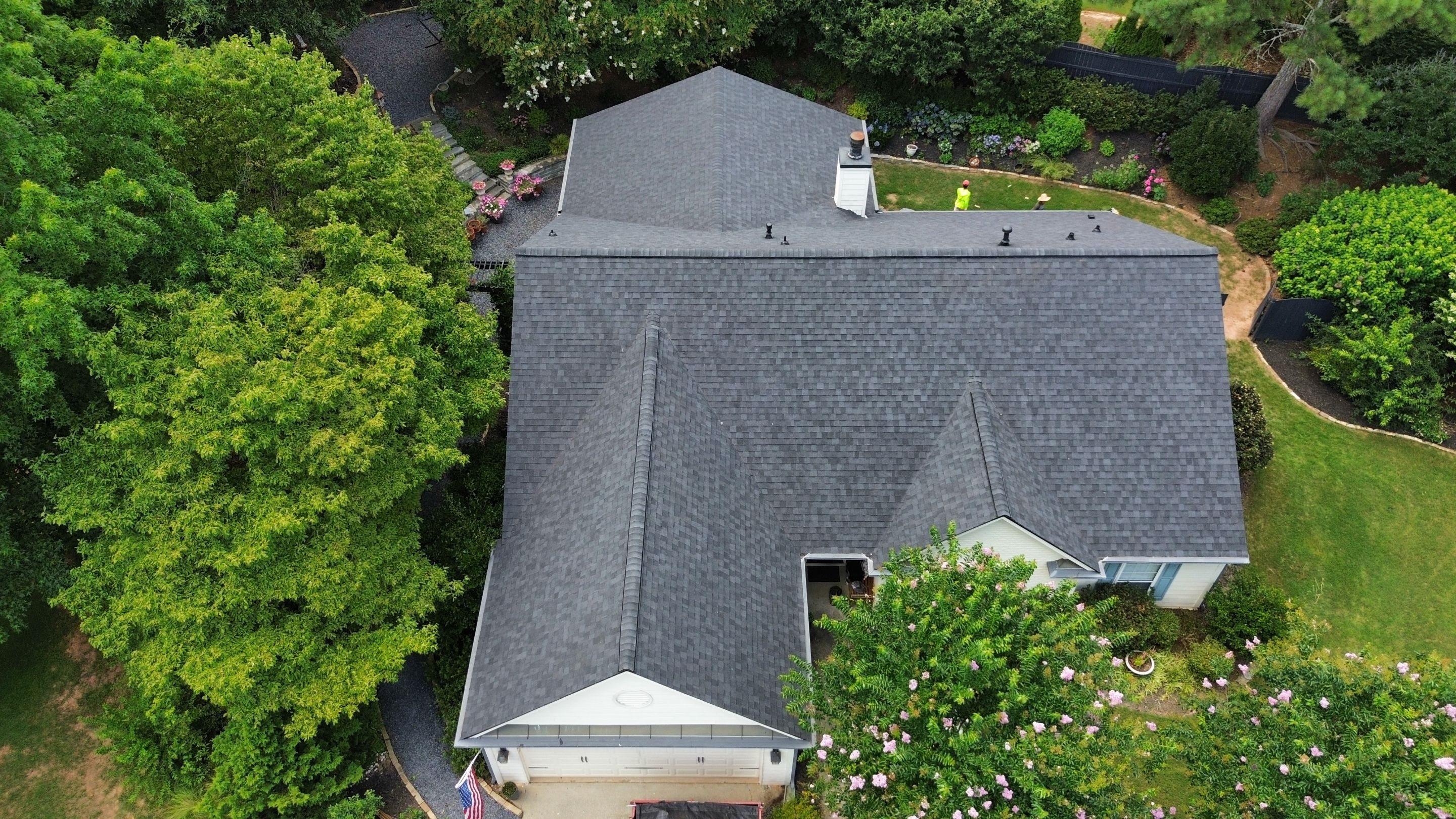 Cumming, GA Roof Replacement, CertainTeed Landmark Charcoal by Reset Roofing