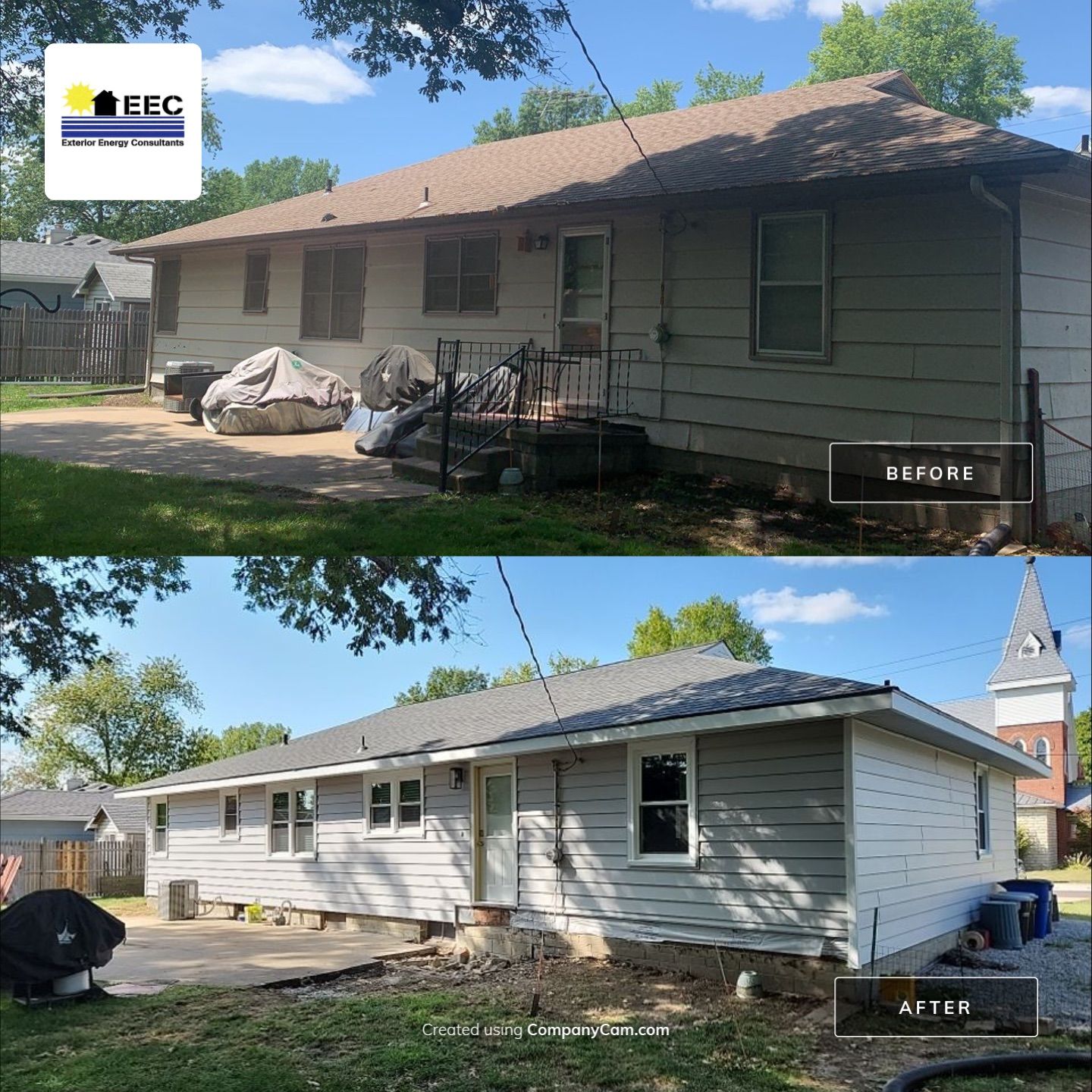 Siding Installation using Driftwood Craneboard D7 by EEC  Windows, Siding & Roofing 
