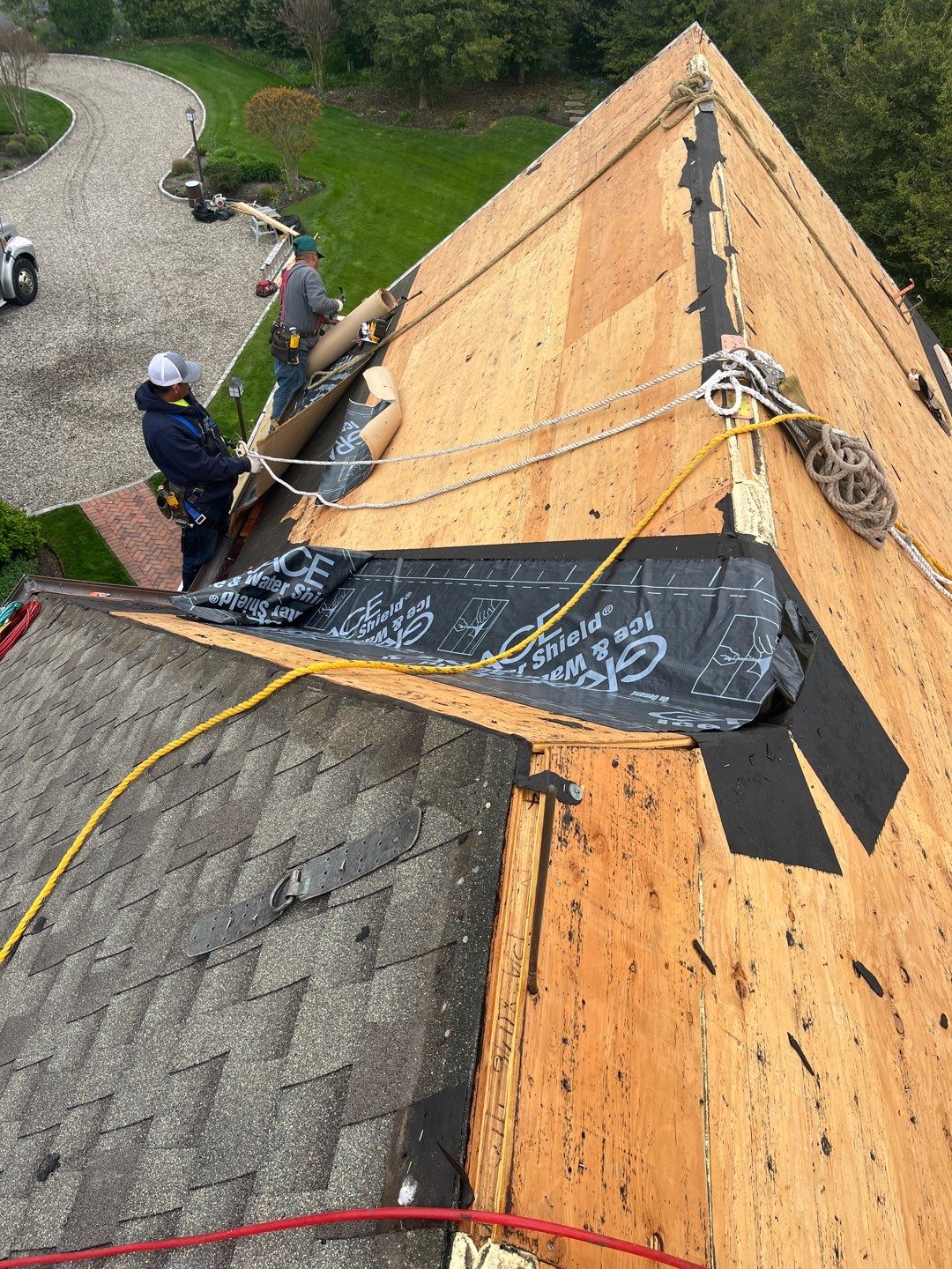 Residential Roofing Installation using Cedar Shakes by CMNG LLC