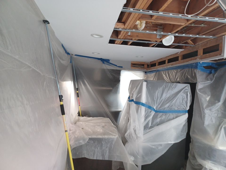 Project in West Bloomfield by EzDry Water Mitigation & Property Restoration