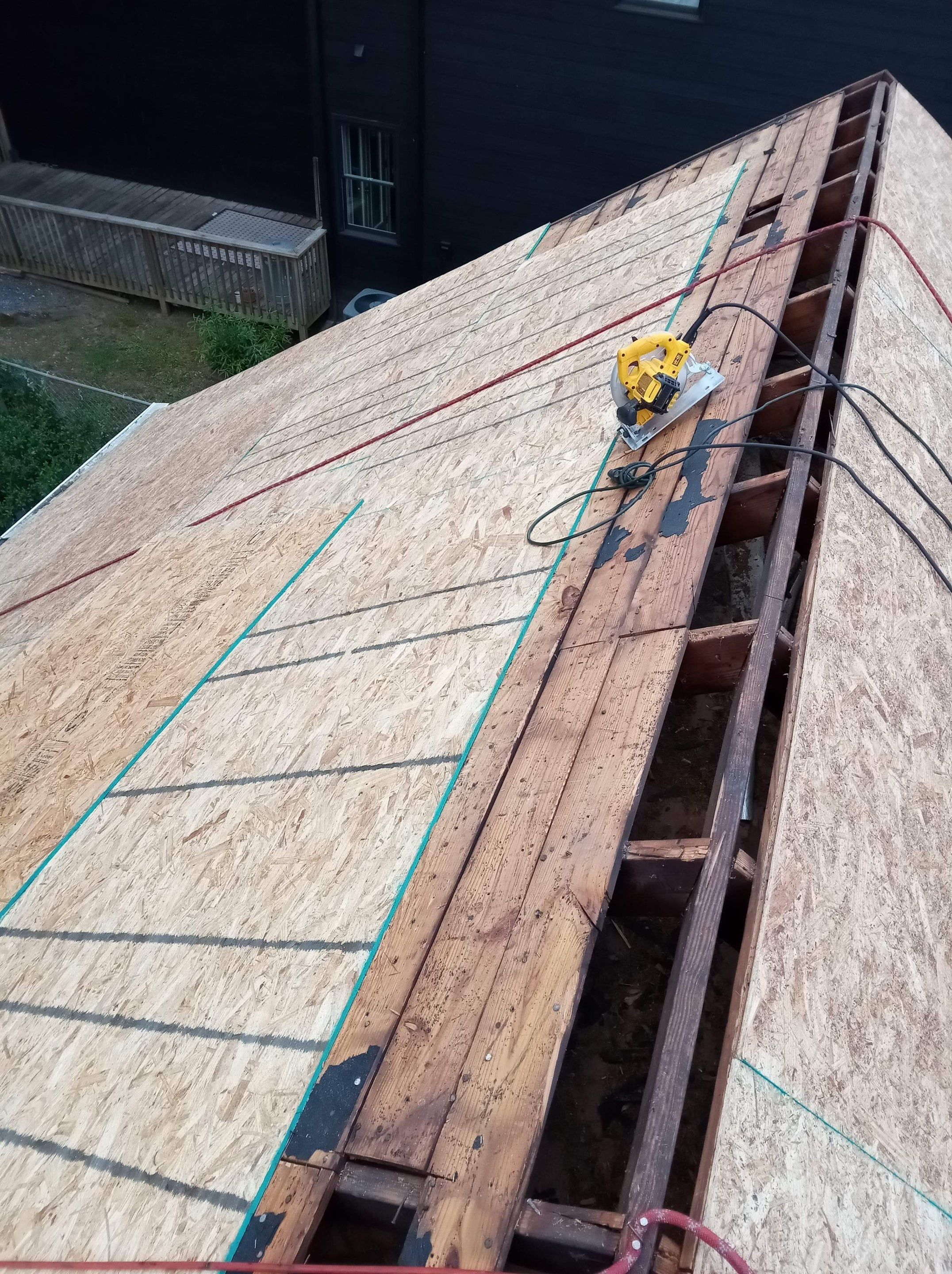 NEW roof, ALL NEW decking, and ALL NEW gutters by Nailed It Roofing & Remodeling LLC