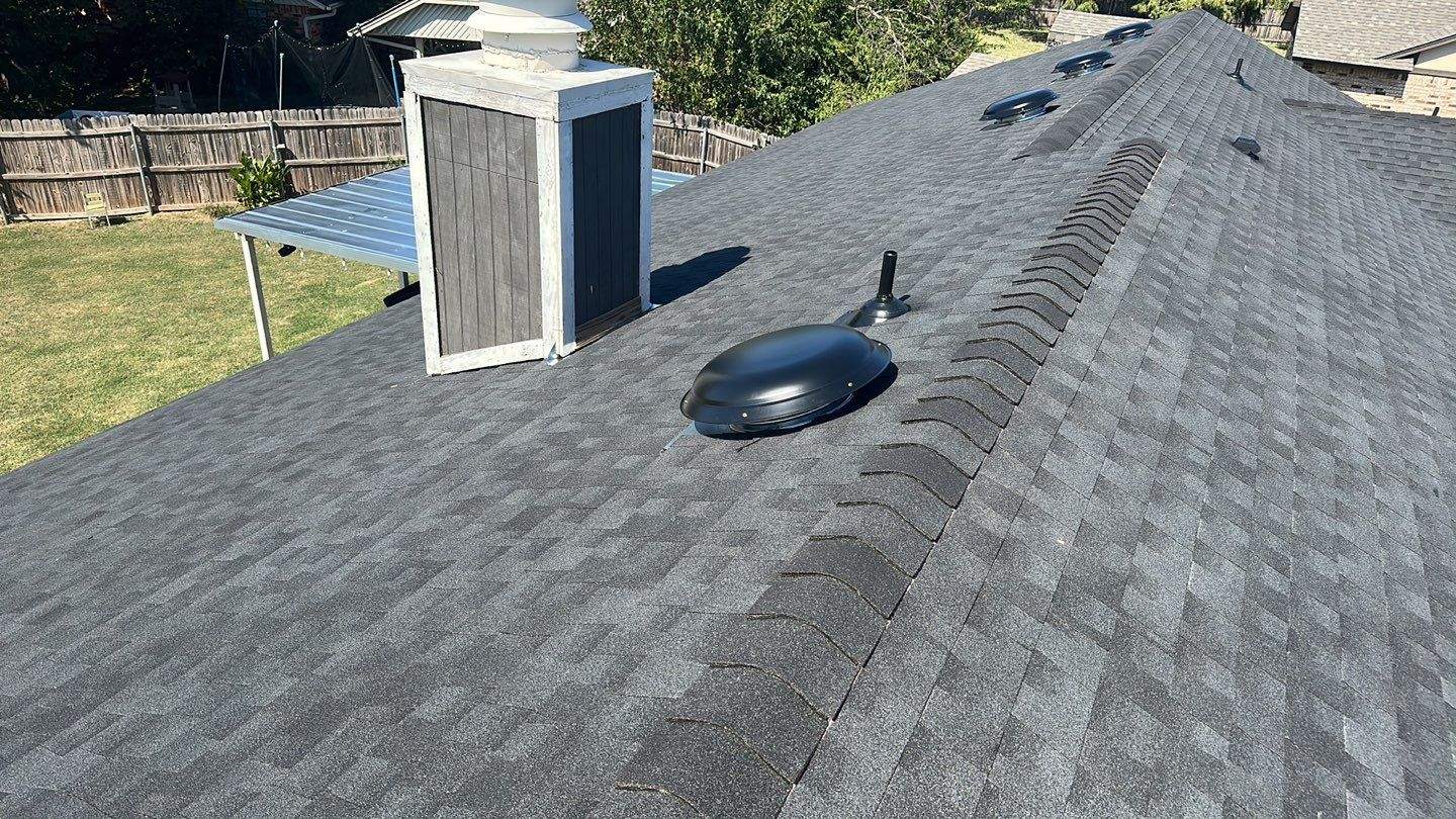 roof and vent replacement in Edmond by McCann's Roofing and Construction