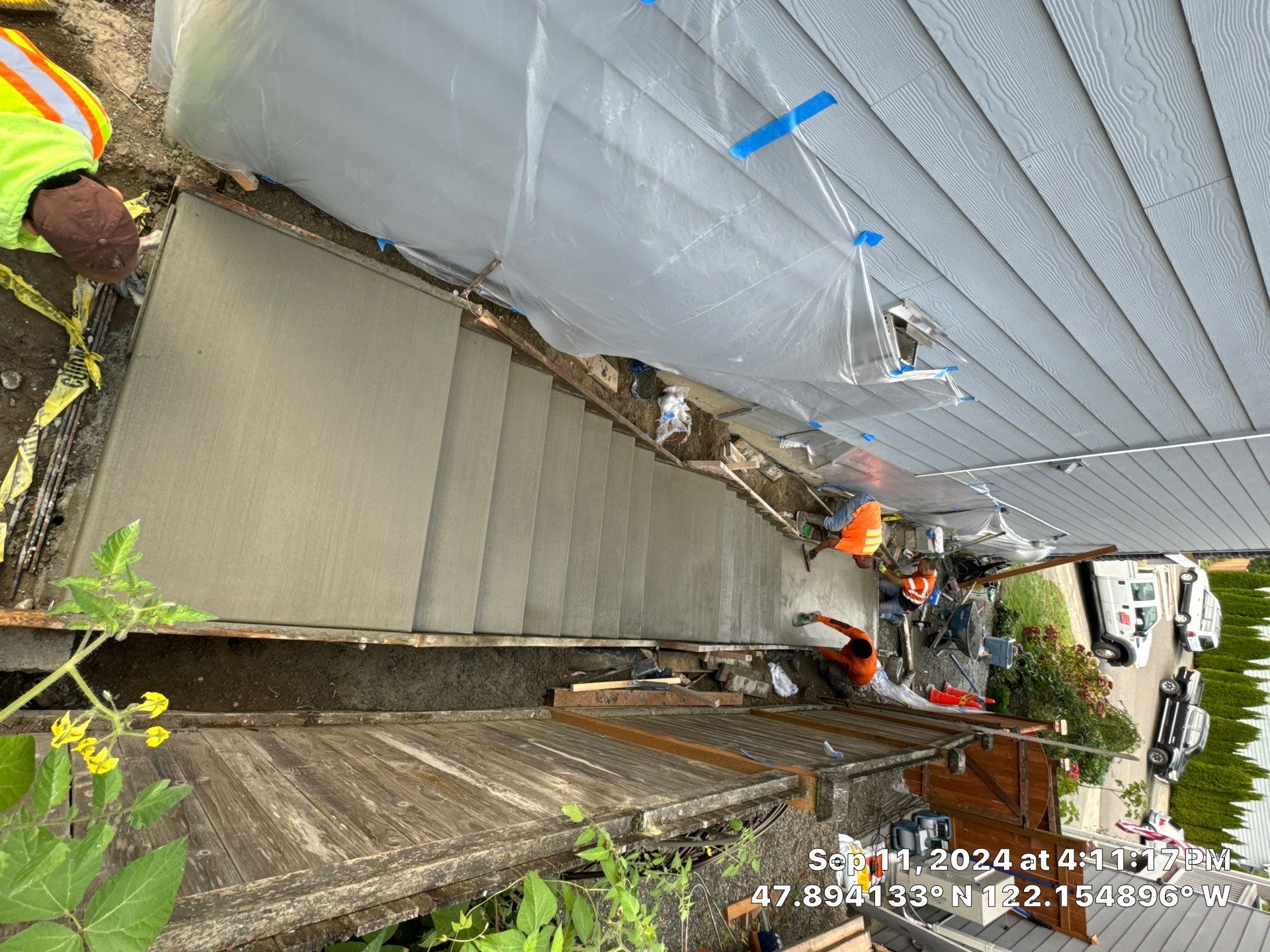 Jireh Outdoor Projects | Concrete Stair Repair and Retaining Wall by Jireh Asphalt & Concrete Inc 