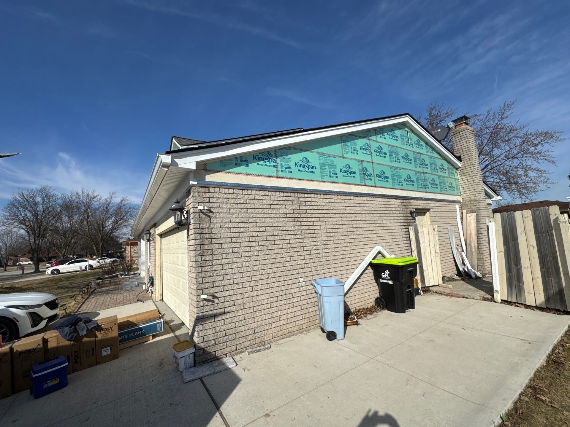 Siding Replacement using Alside Midnight Blue by 180 Contractors